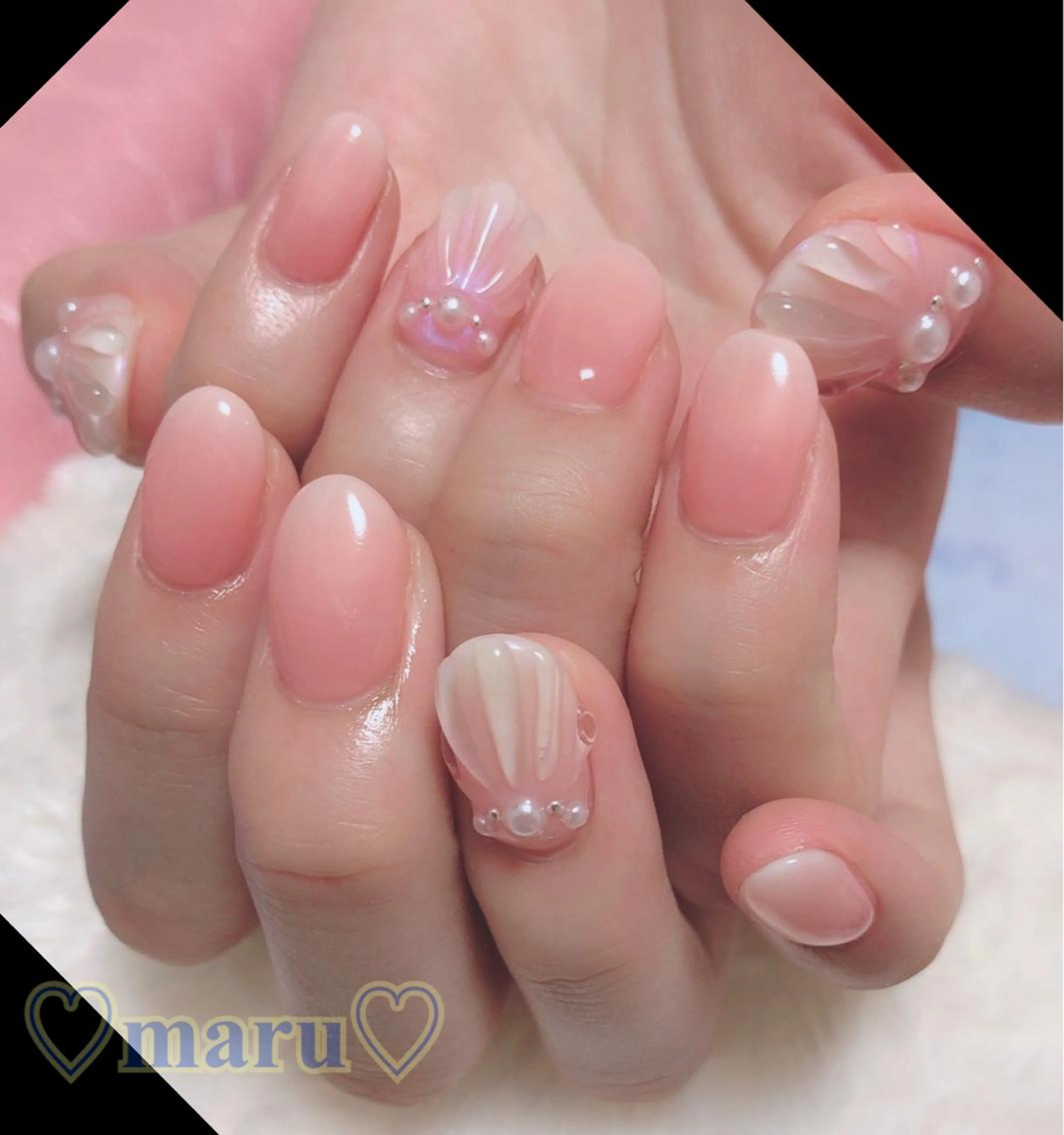 ネイル ハンドネイル フットネイル まるみ ♡のネイルデザイン