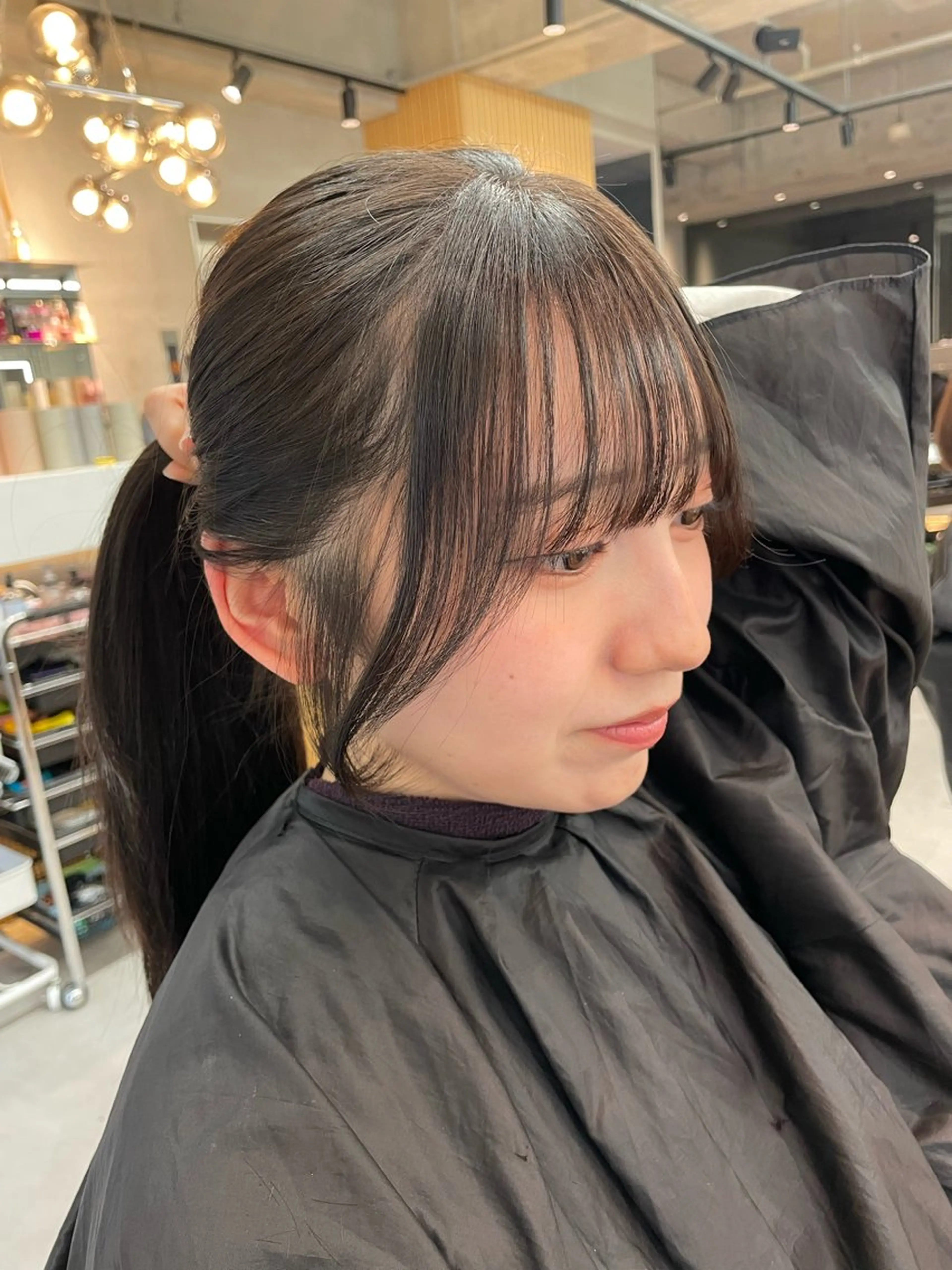 カラー カット トリートメント ヘッドスパ ヘアセット 韓国ヘア/レイヤー Londエレンのヘアスタイル