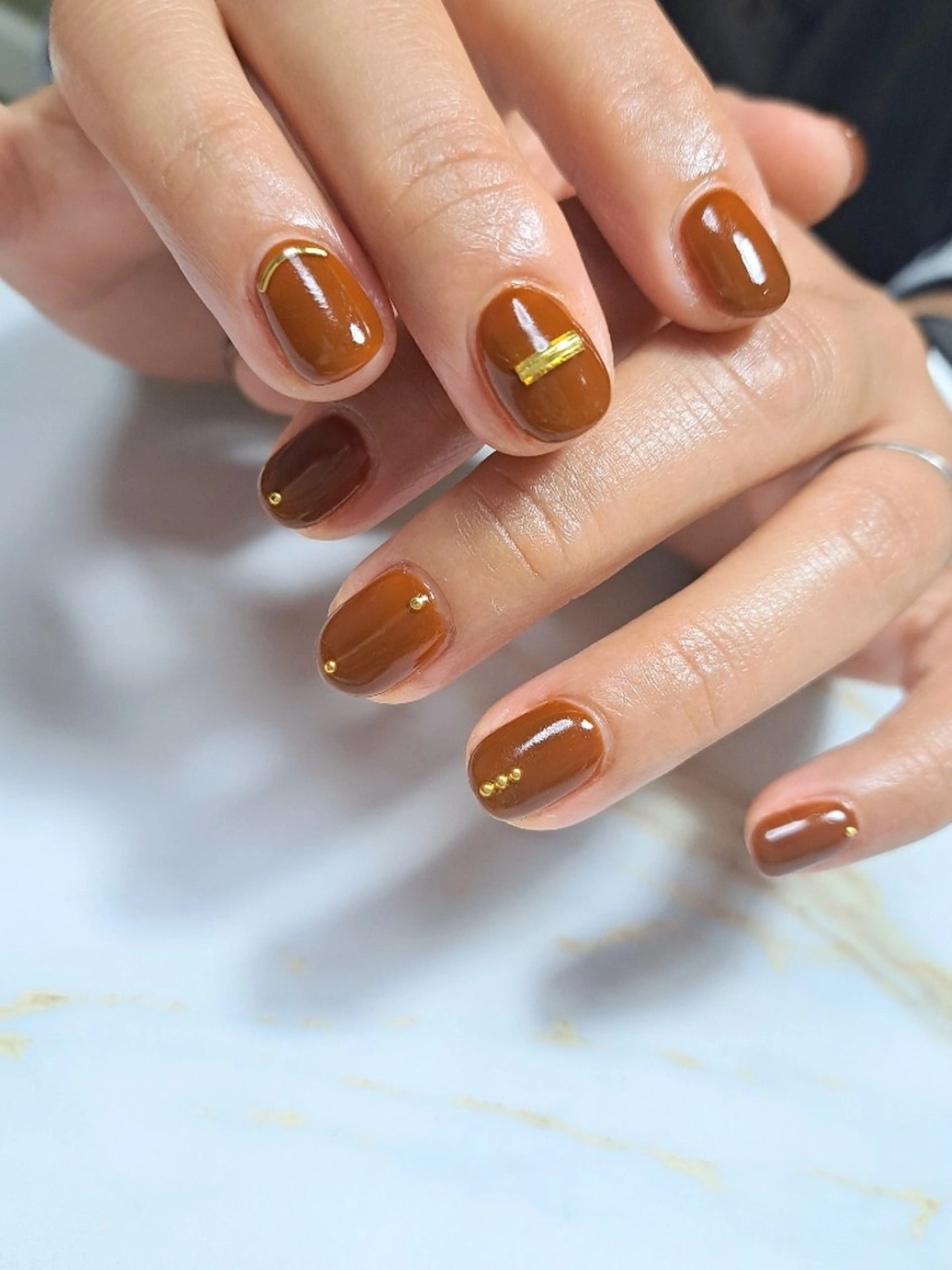 ネイル ラメ(グリッター) B-BAUM  nailsalon のネイルデザイン