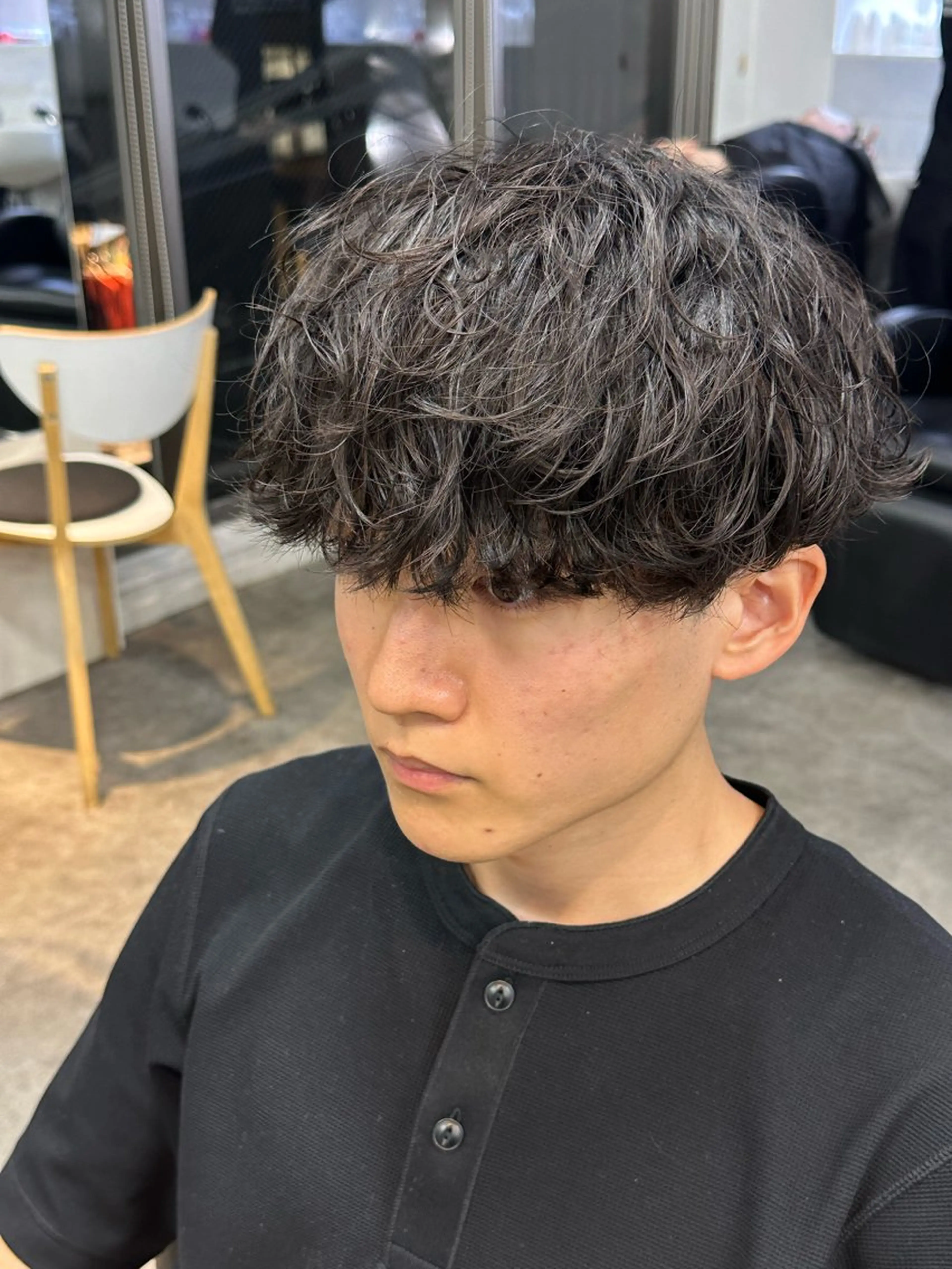 カラー パーマ fifth men's原宿所属・fifth/原宿/ シャドウパーマ/カズのヘアスタイル