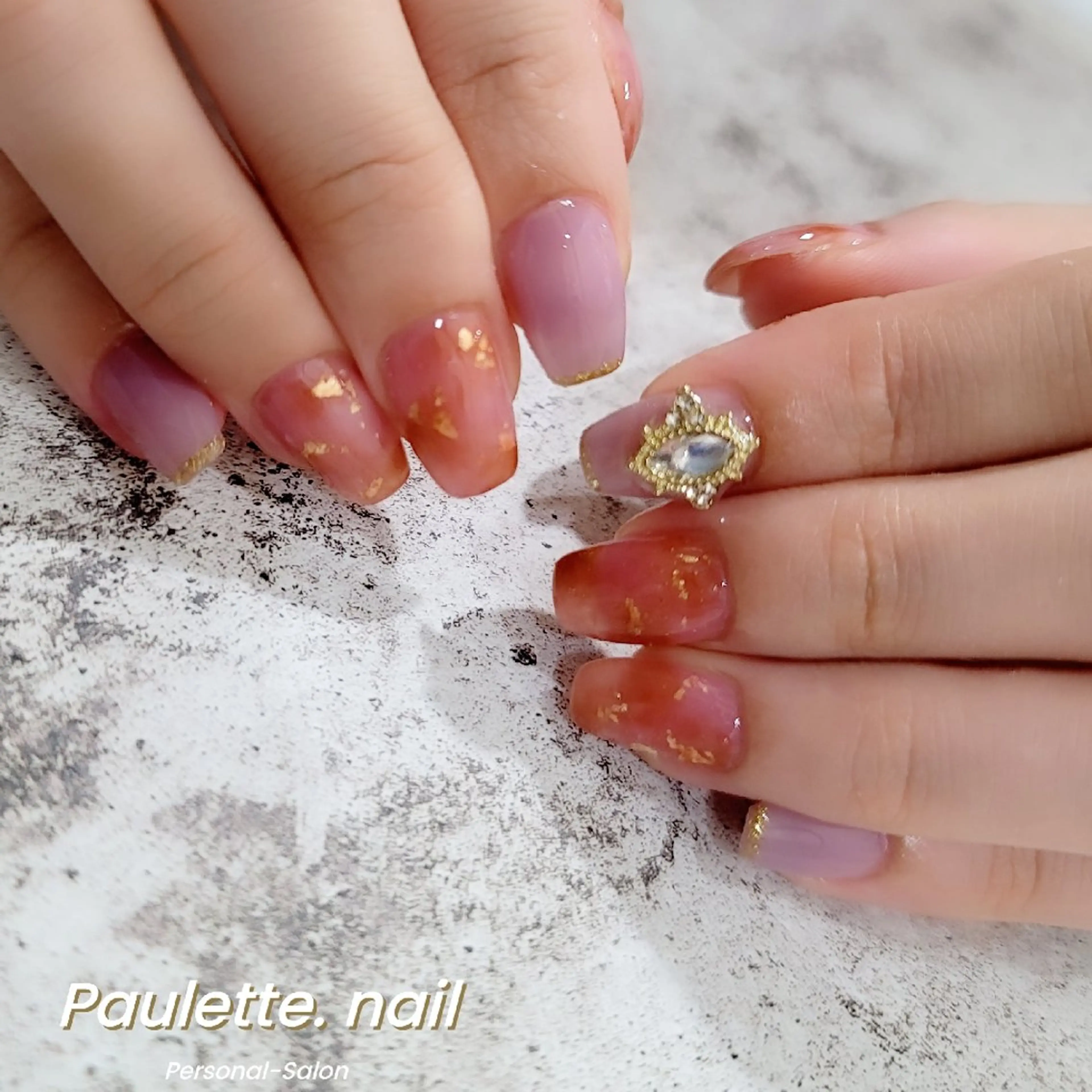 ネイル ワンカラーネイル Paulette. nailのネイルデザイン