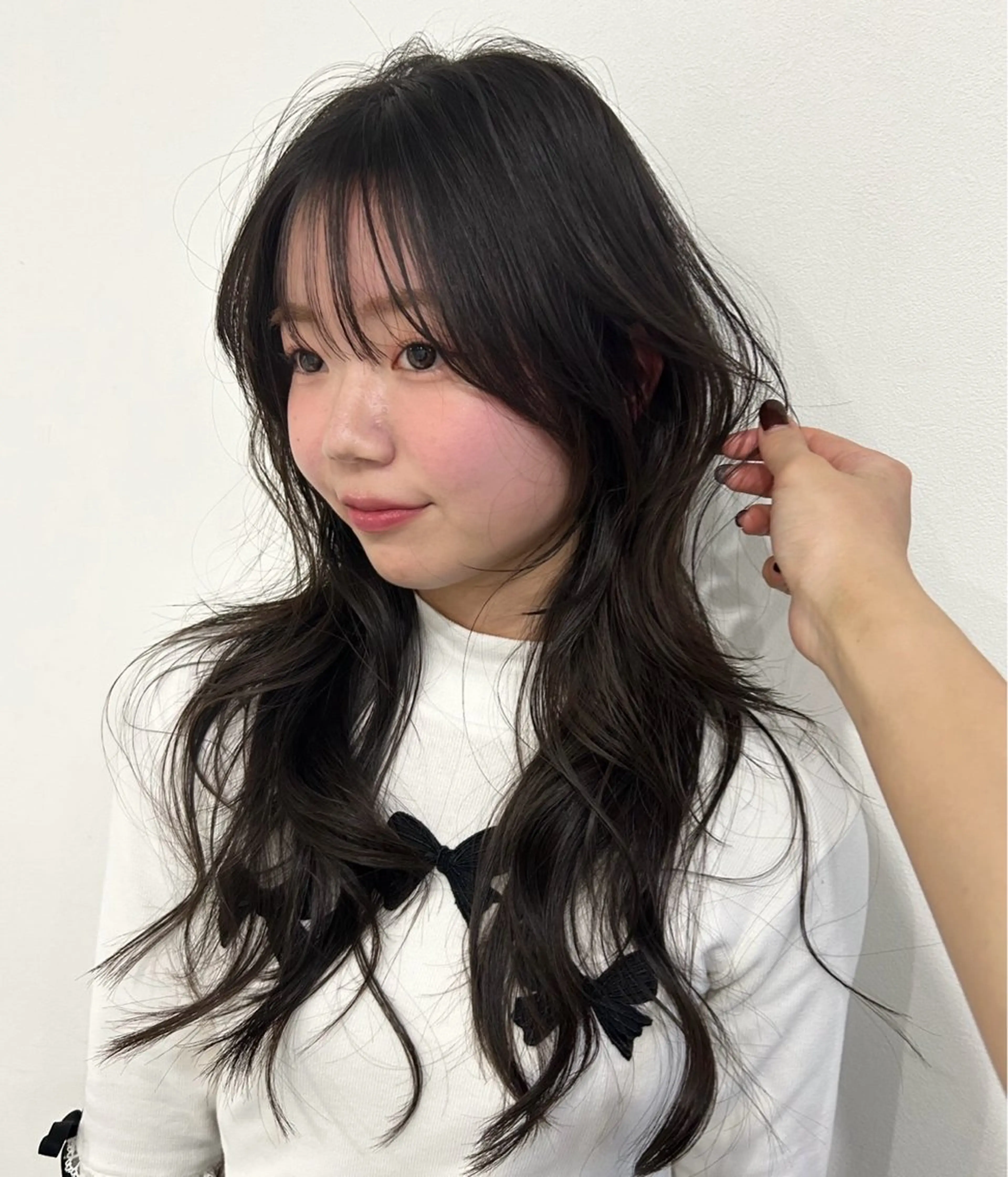 ロング カラー レイヤーカット カット ヘアカラー risako🇰🇷 韓国ヘア/レイヤーのヘアスタイル