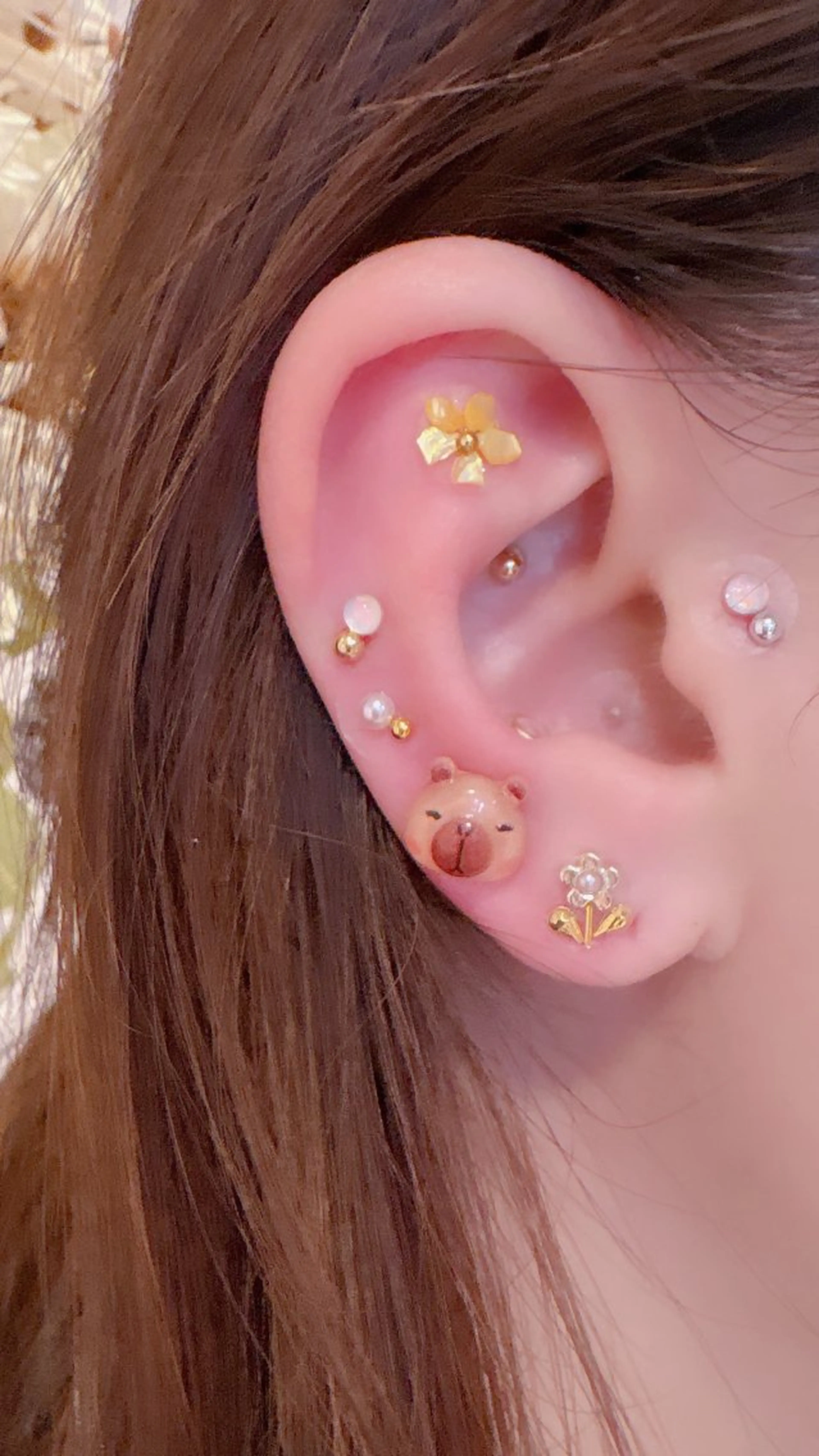 耳ツボジュエリー　つけ放題！の写真