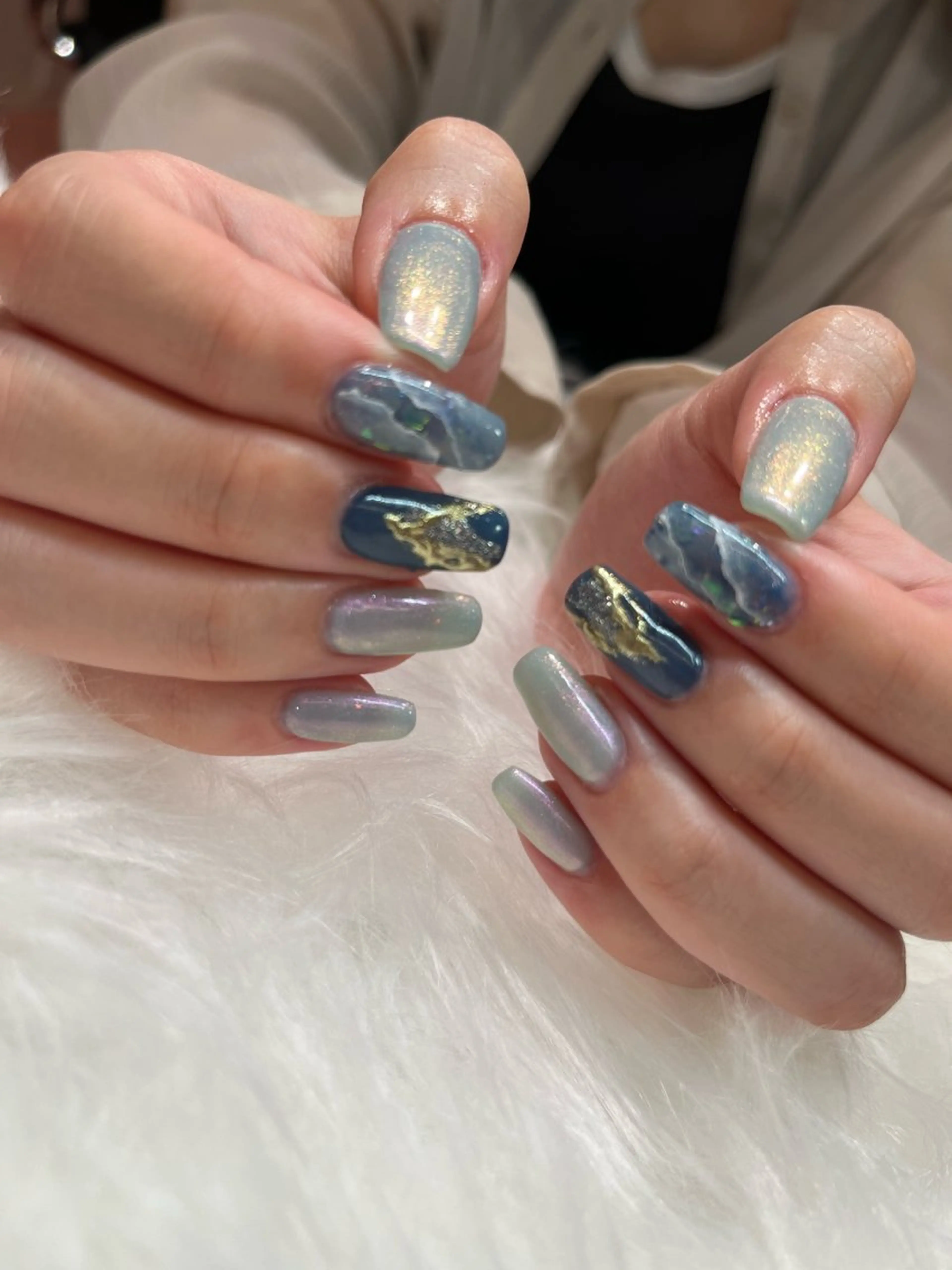 ミディアム NAIL SALON FLOR所属・ワンホンネイル/ 韓国ネイルMAKIのネイルデザイン