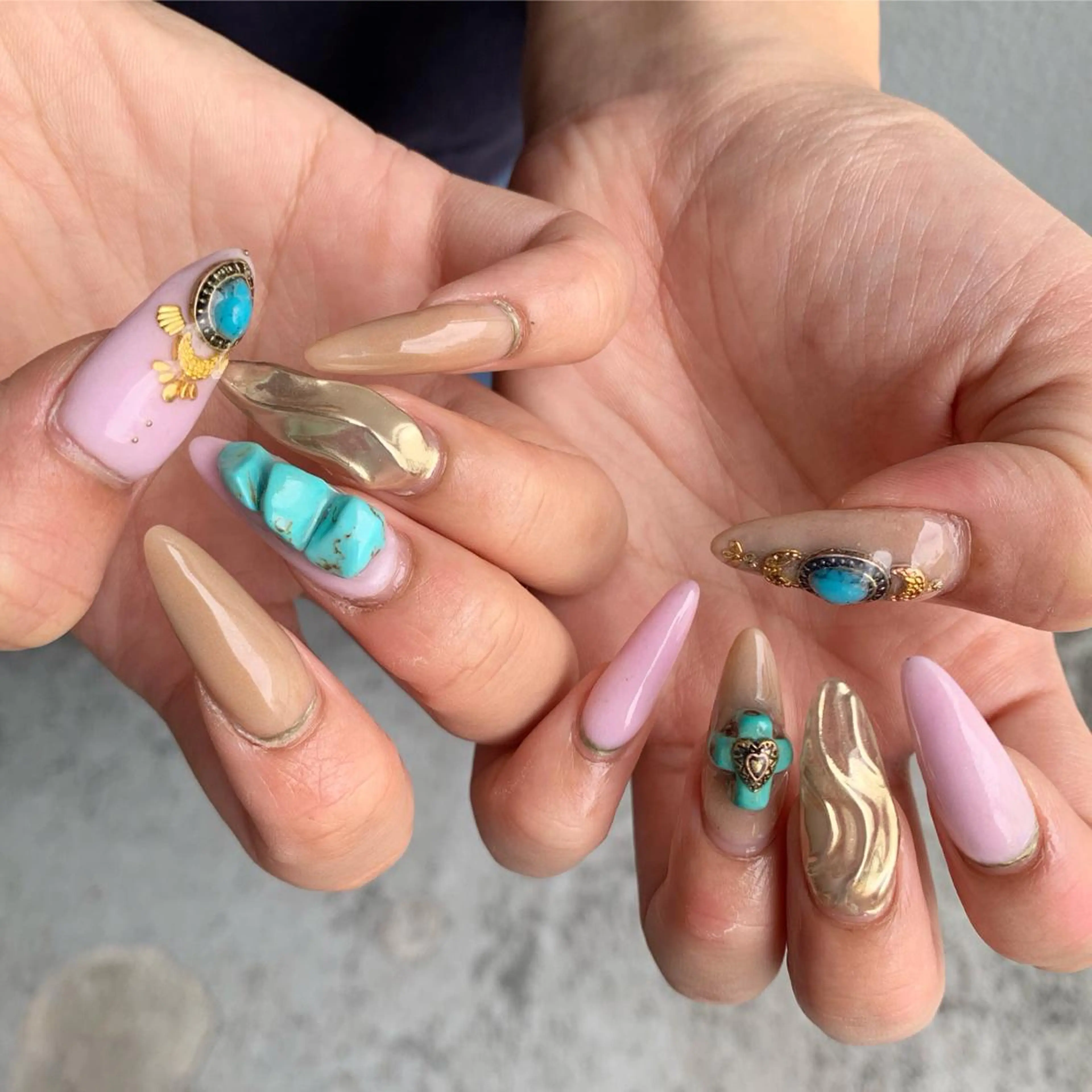 ネイル ハンドネイル crestnail所属・小林 束紗のネイルデザイン