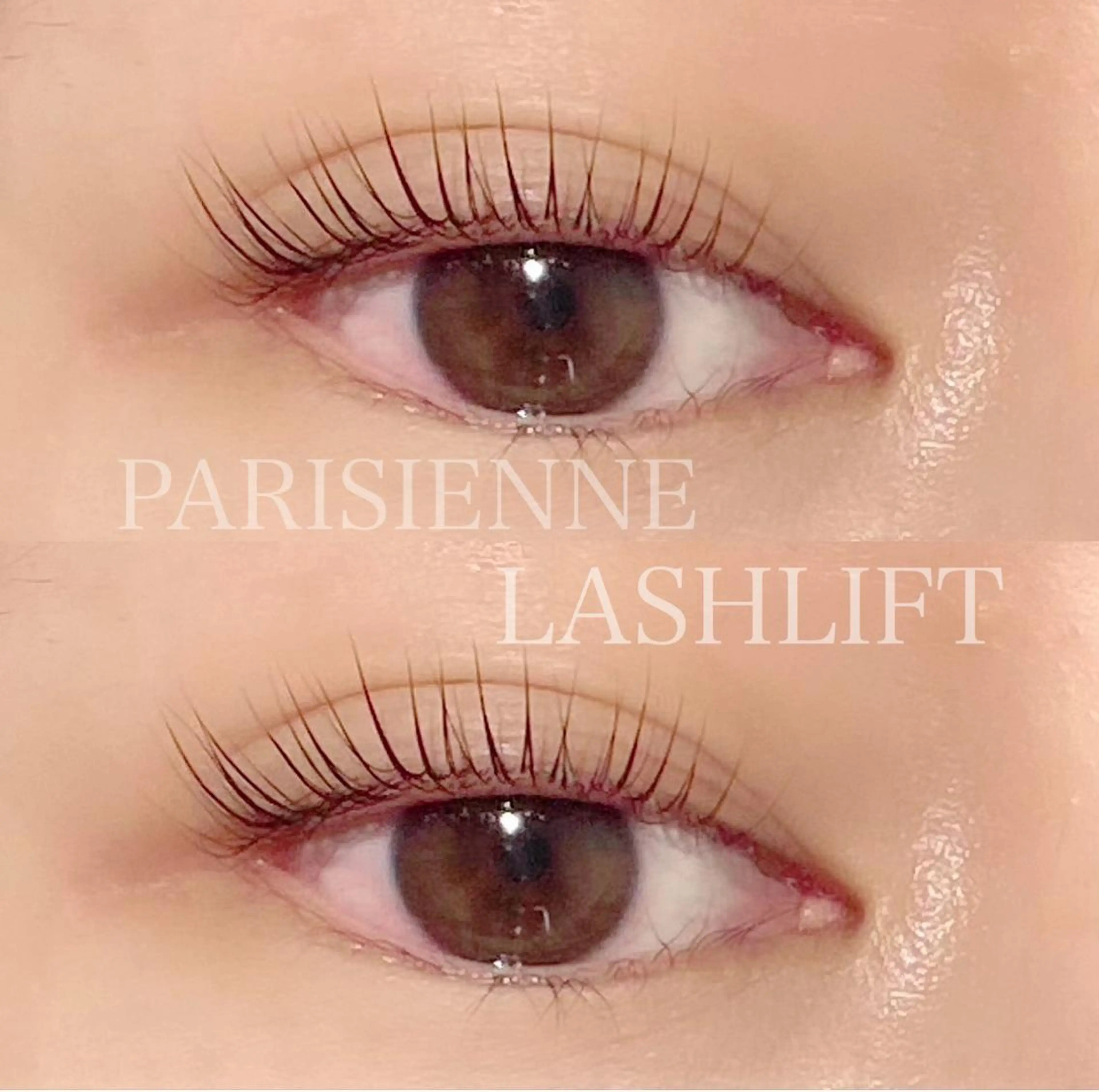 🎀パリジェンヌラッシュリフト🎀ケアトリートメント付き🫧根本から80度に立ち上げ毛先はまっすぐストレート！の写真