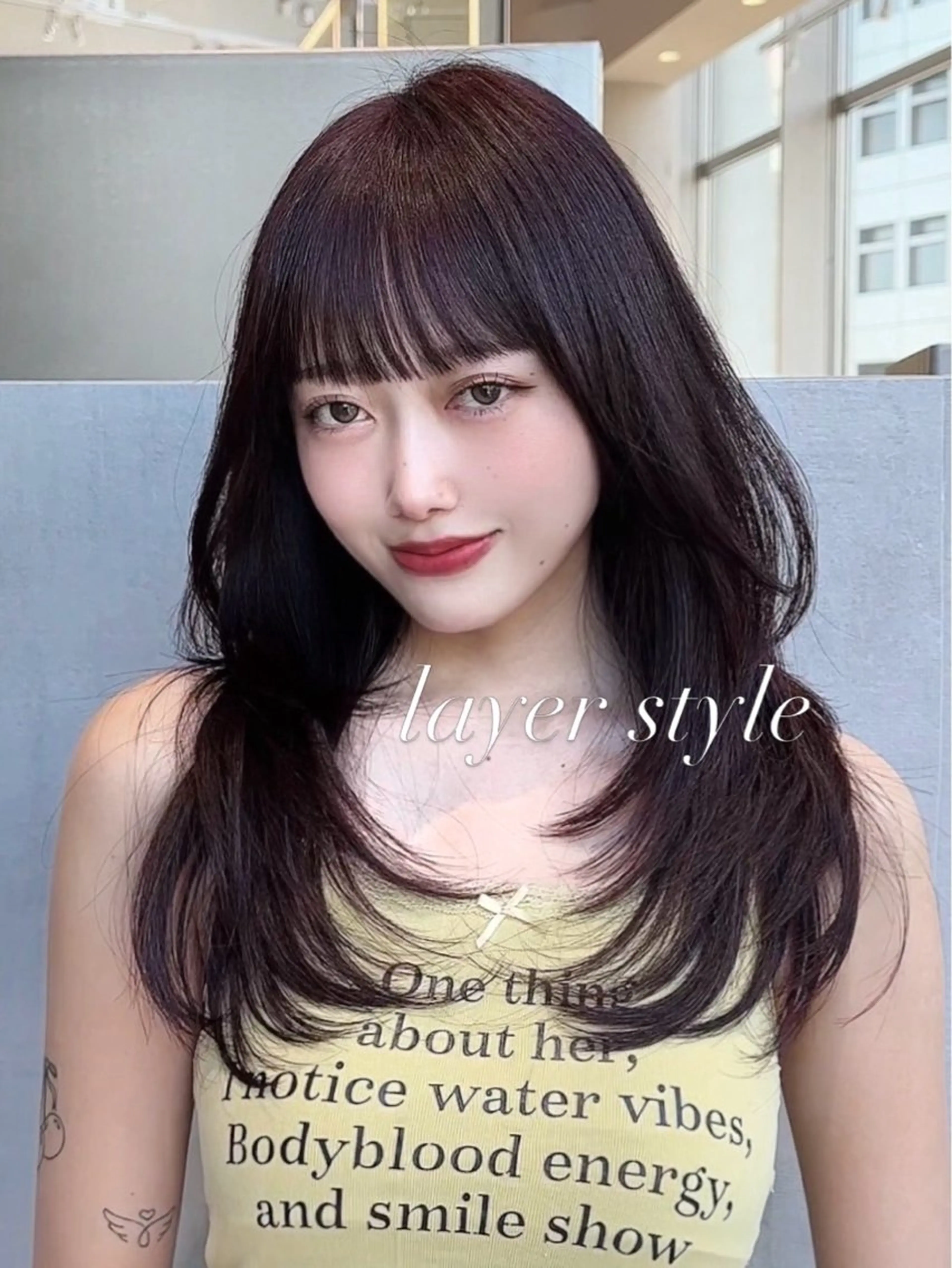 ロング レイヤーカット/高木 秀斗/メロ髪美容師のヘアスタイル