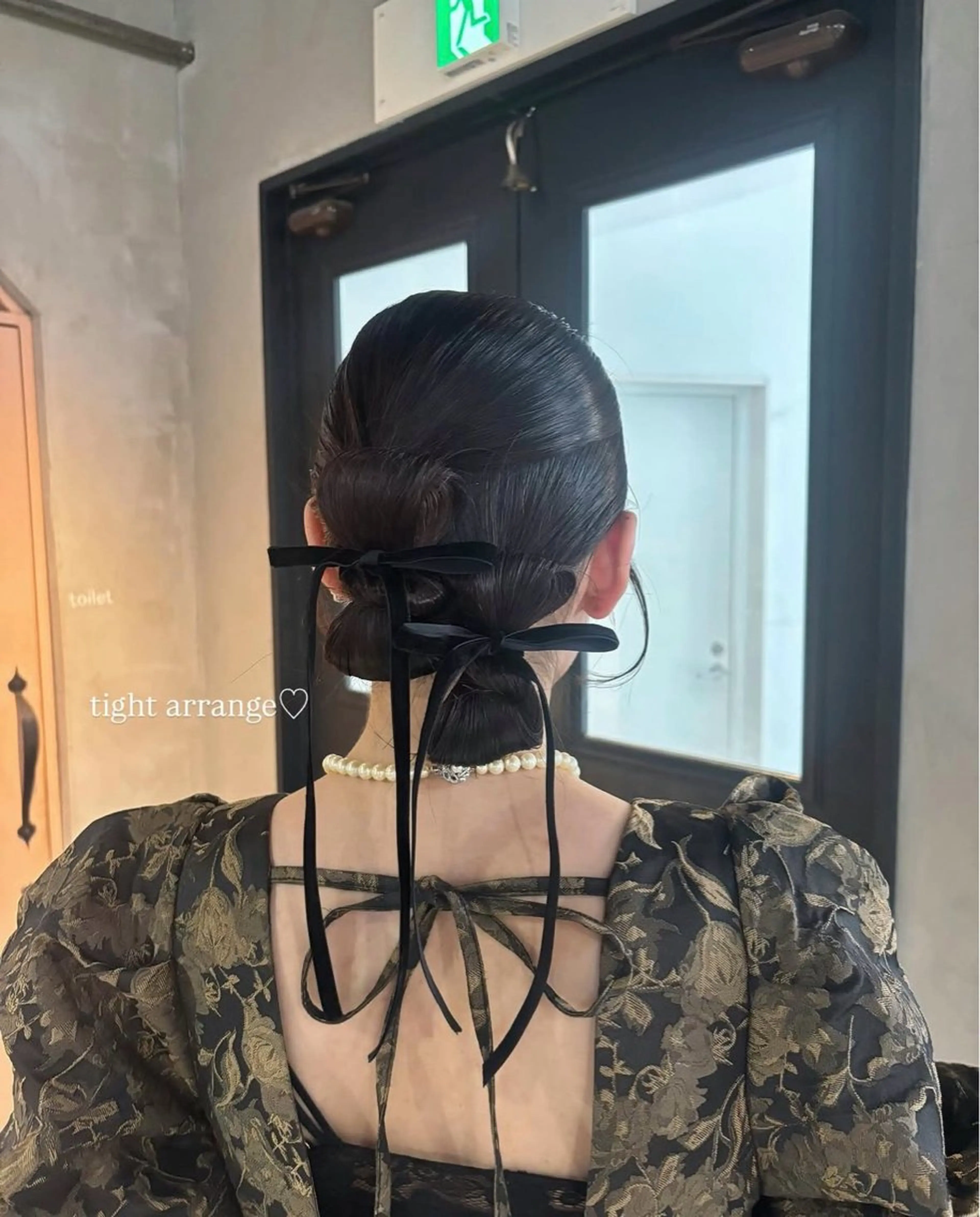 【簡単お呼ばれヘアアレンジ🎀】当店タブレットから選べる4500円コースの写真