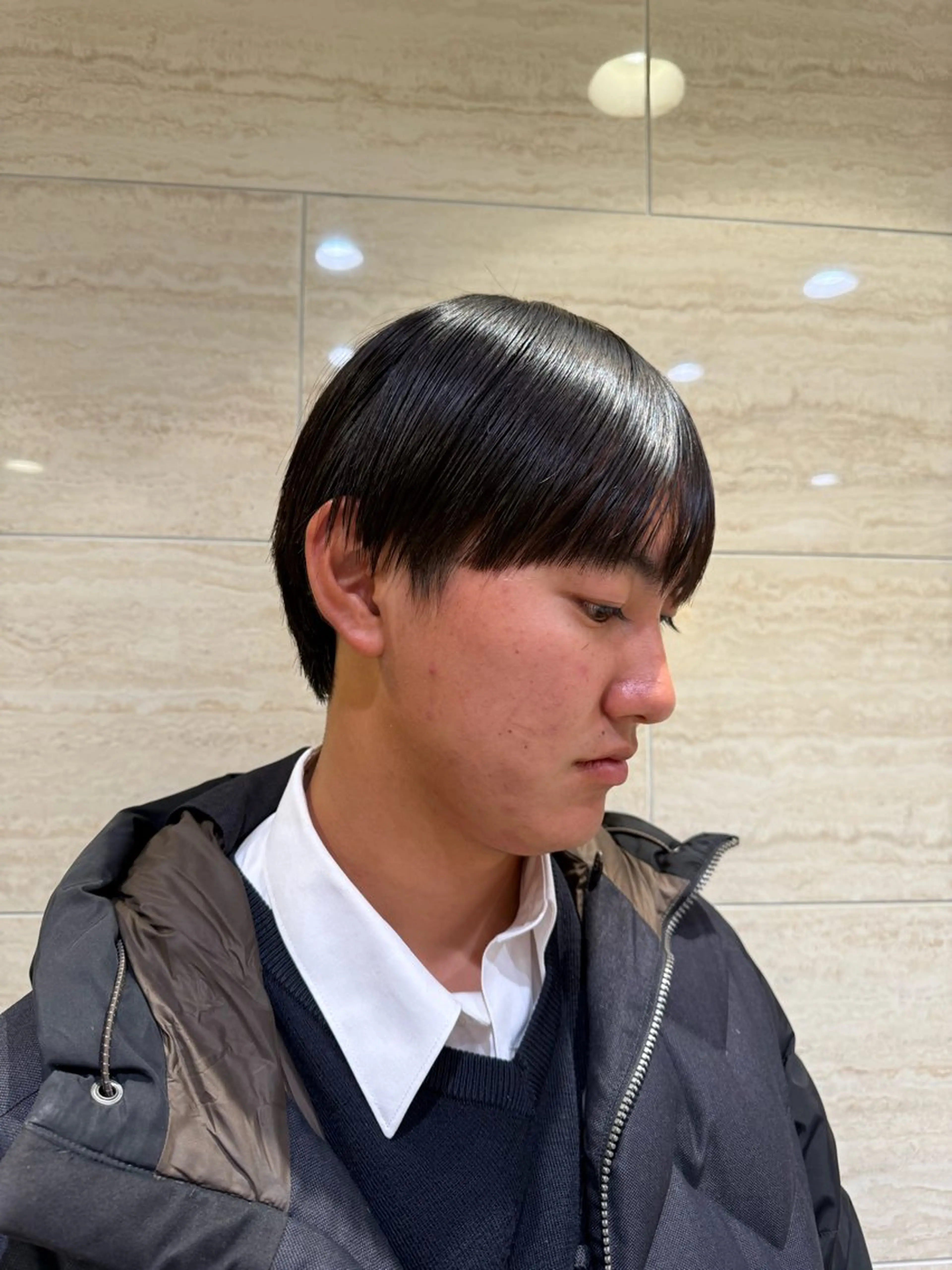 ショート メンズ くせ毛 河崎 祐矢のヘアスタイル