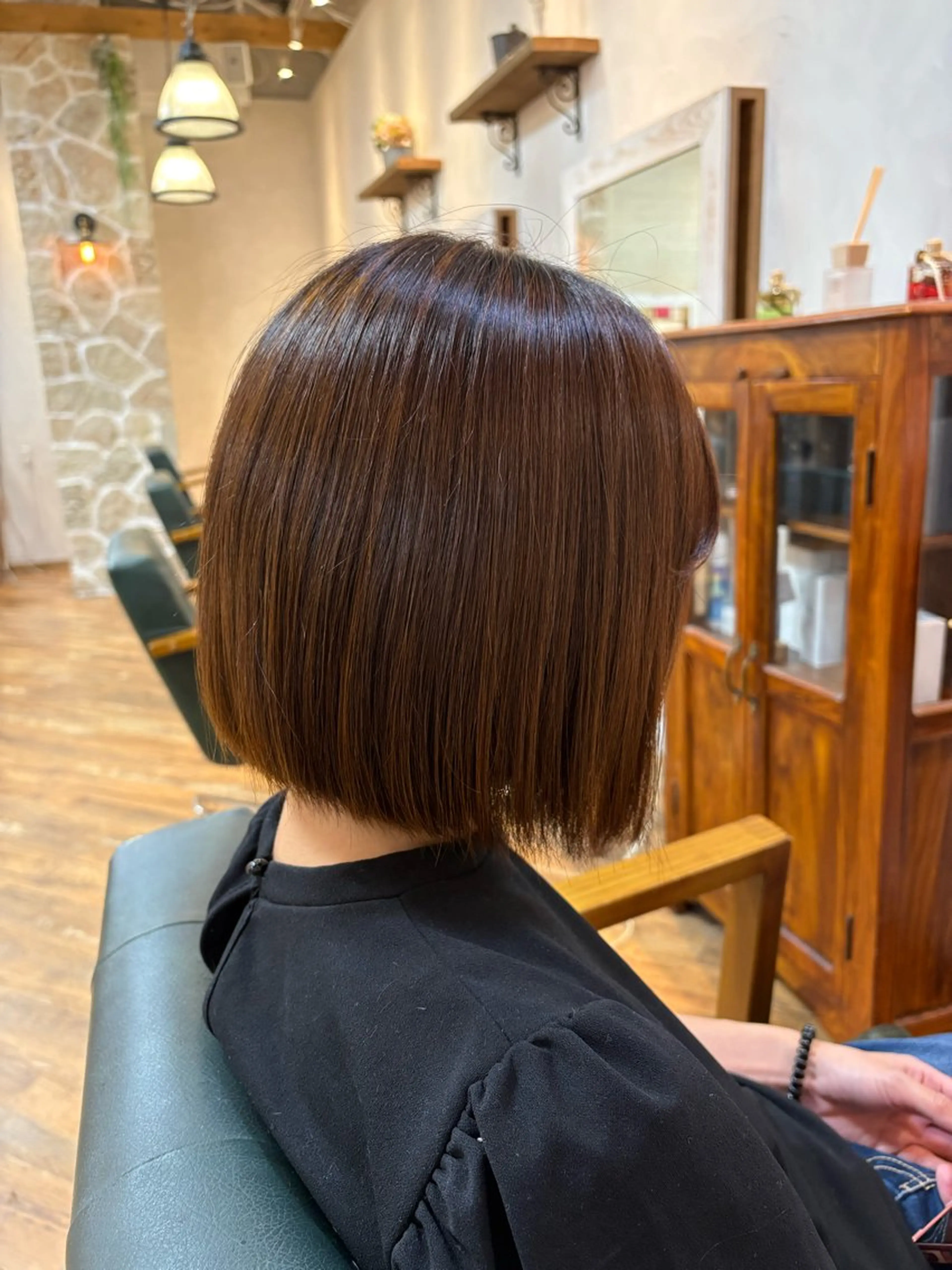 ミディアム little kumamoto所属・chinatsu .のヘアスタイル