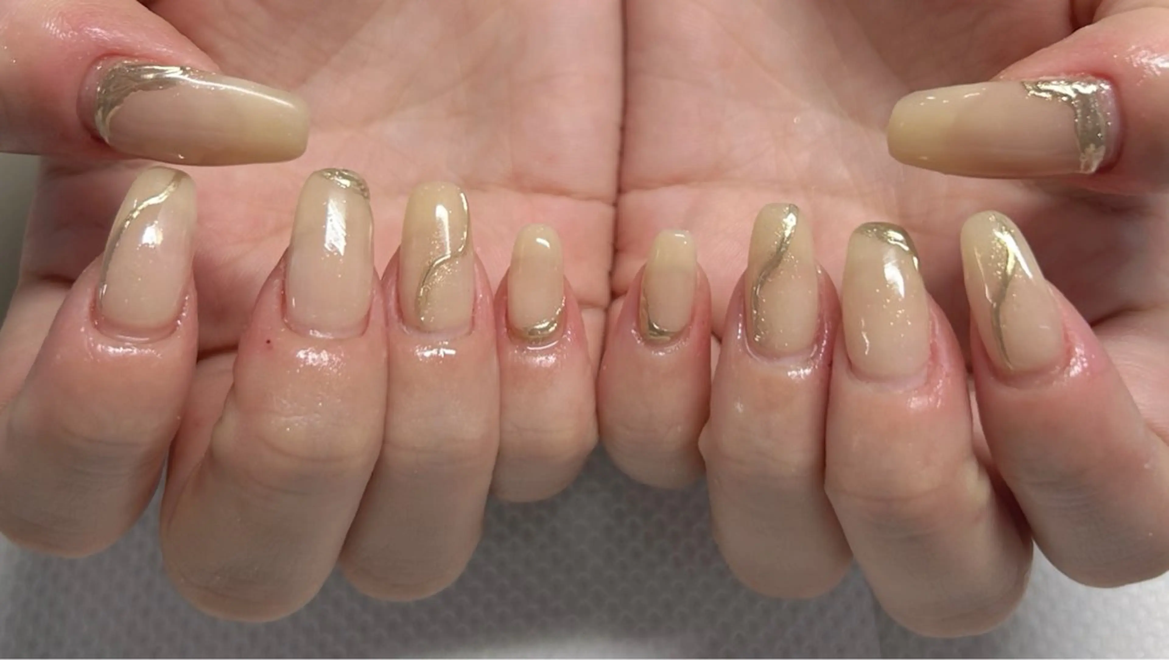 ネイル オレンジ Rairia nail所属・Rairianail 室橋舞のネイルデザイン