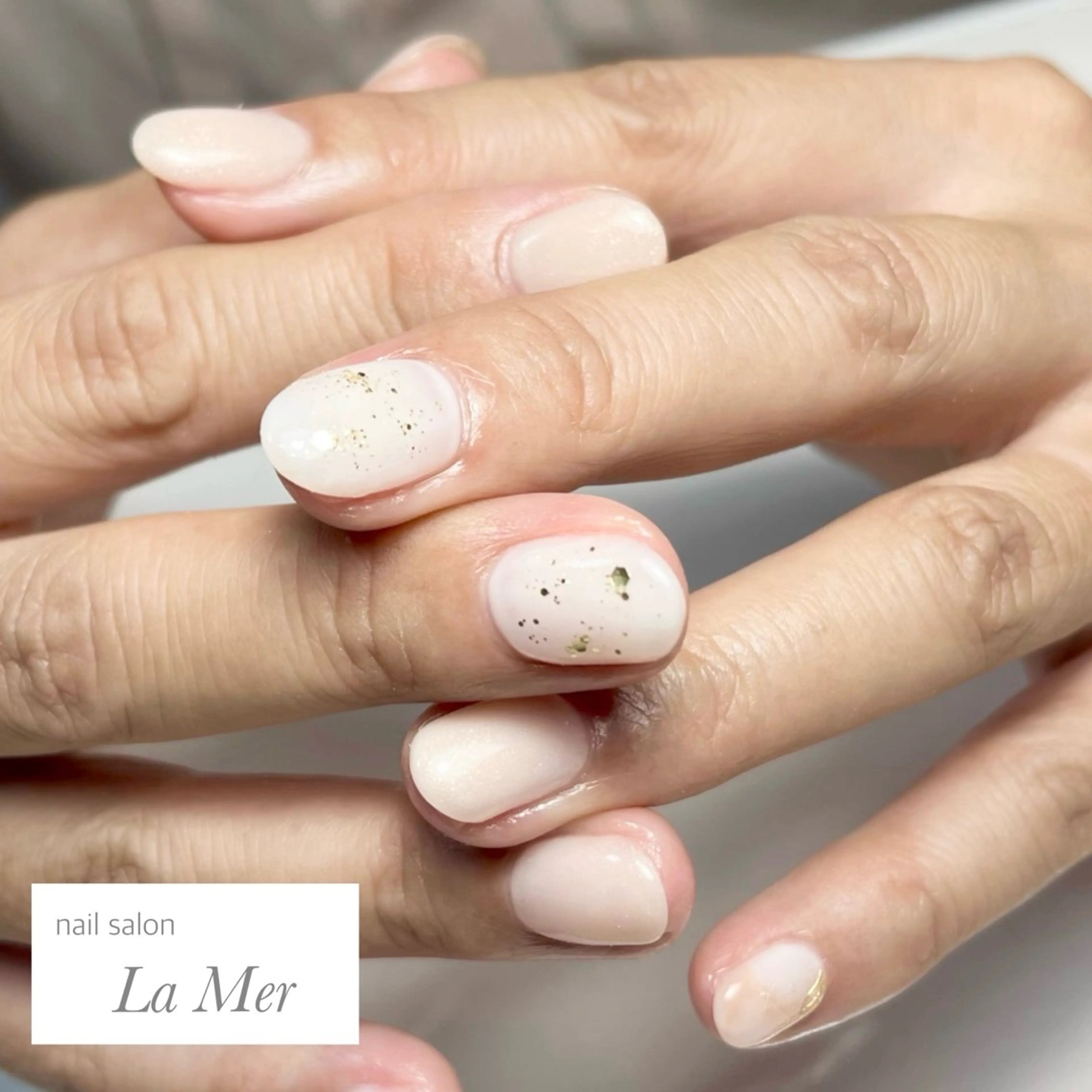 ネイル ラメ(グリッター) 大理石ネイル(マーブル) ミラーネイル ニュアンスネイル オフィスネイル ハンドネイル nailsalon La Merのネイルデザイン