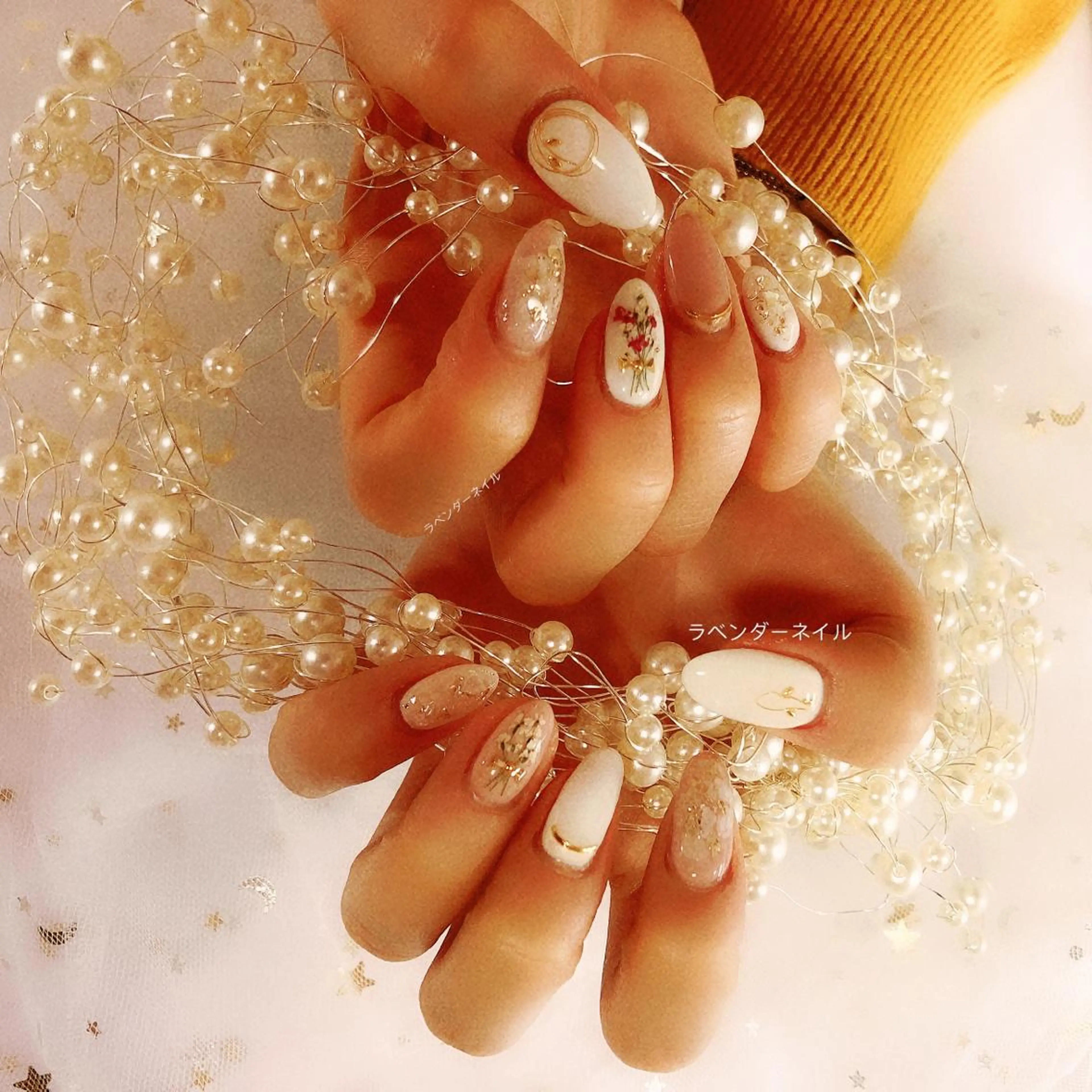 ネイル ラベンダー💖日暮里 ルル💖ネイルのネイルデザイン