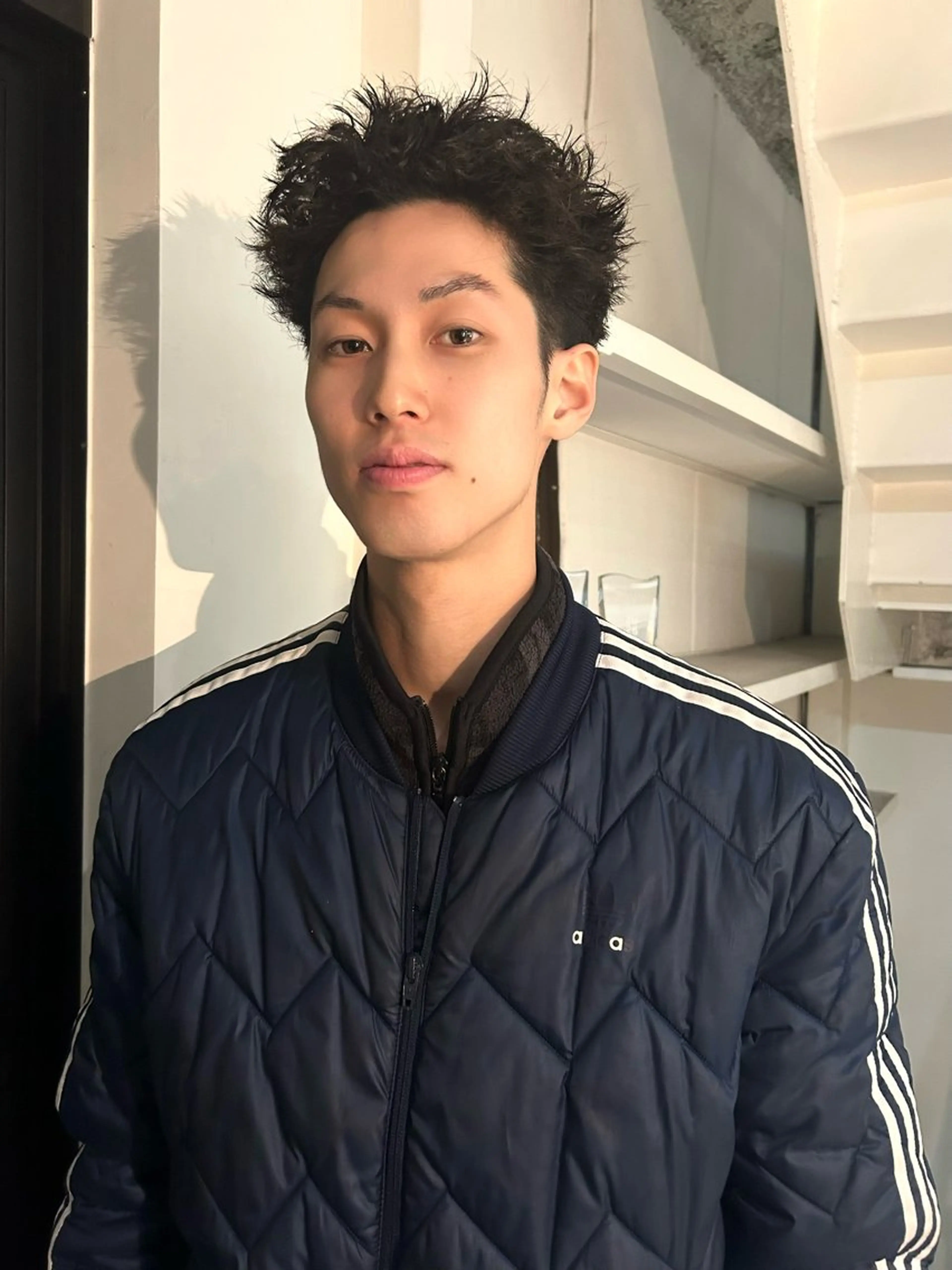 メンズカット&パーマモデルの写真