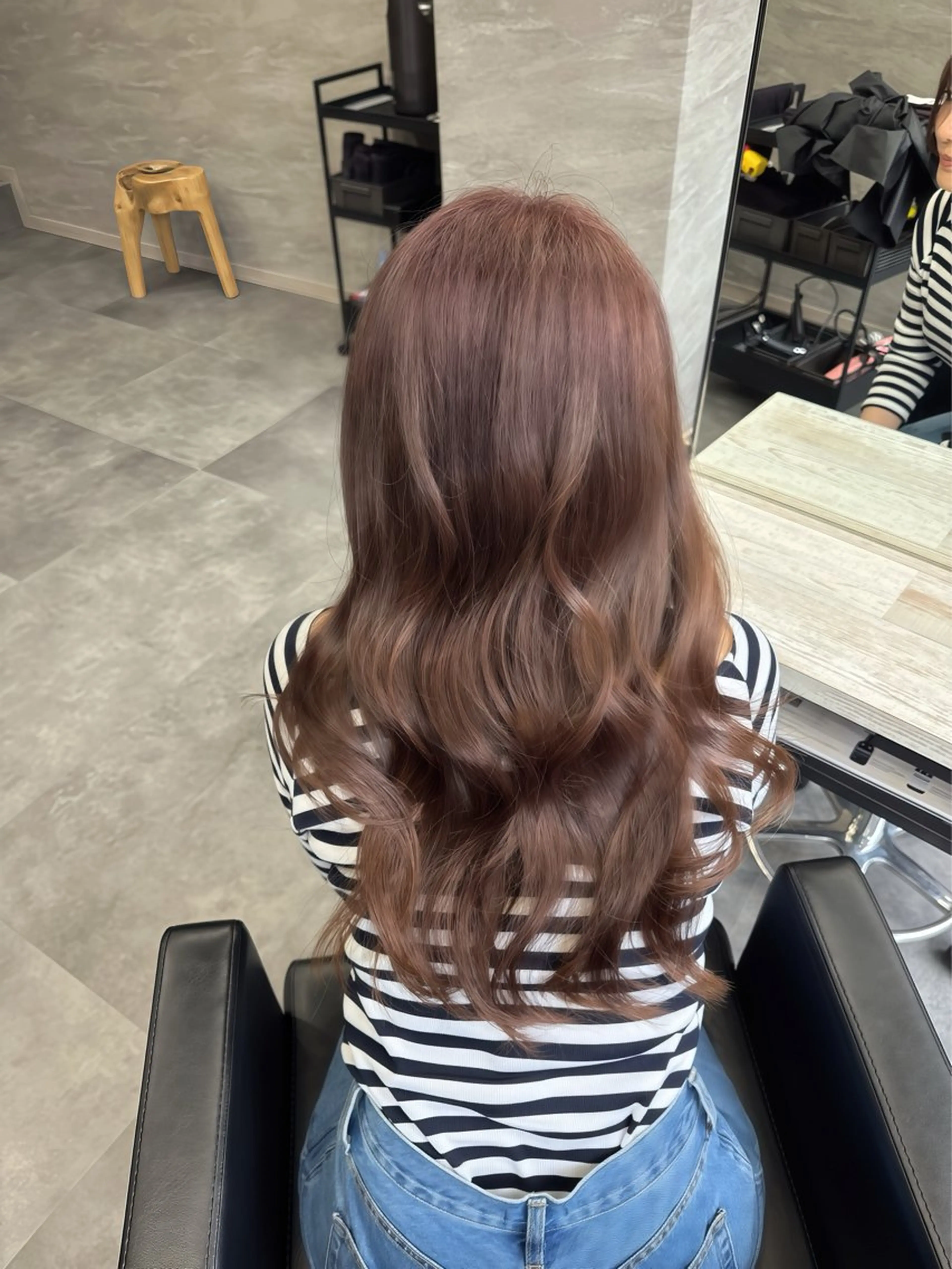 セミロング カラー ブリーチ ブリーチなしカラー 縮毛矯正 垢抜けのプロ🪄 honoのヘアスタイル