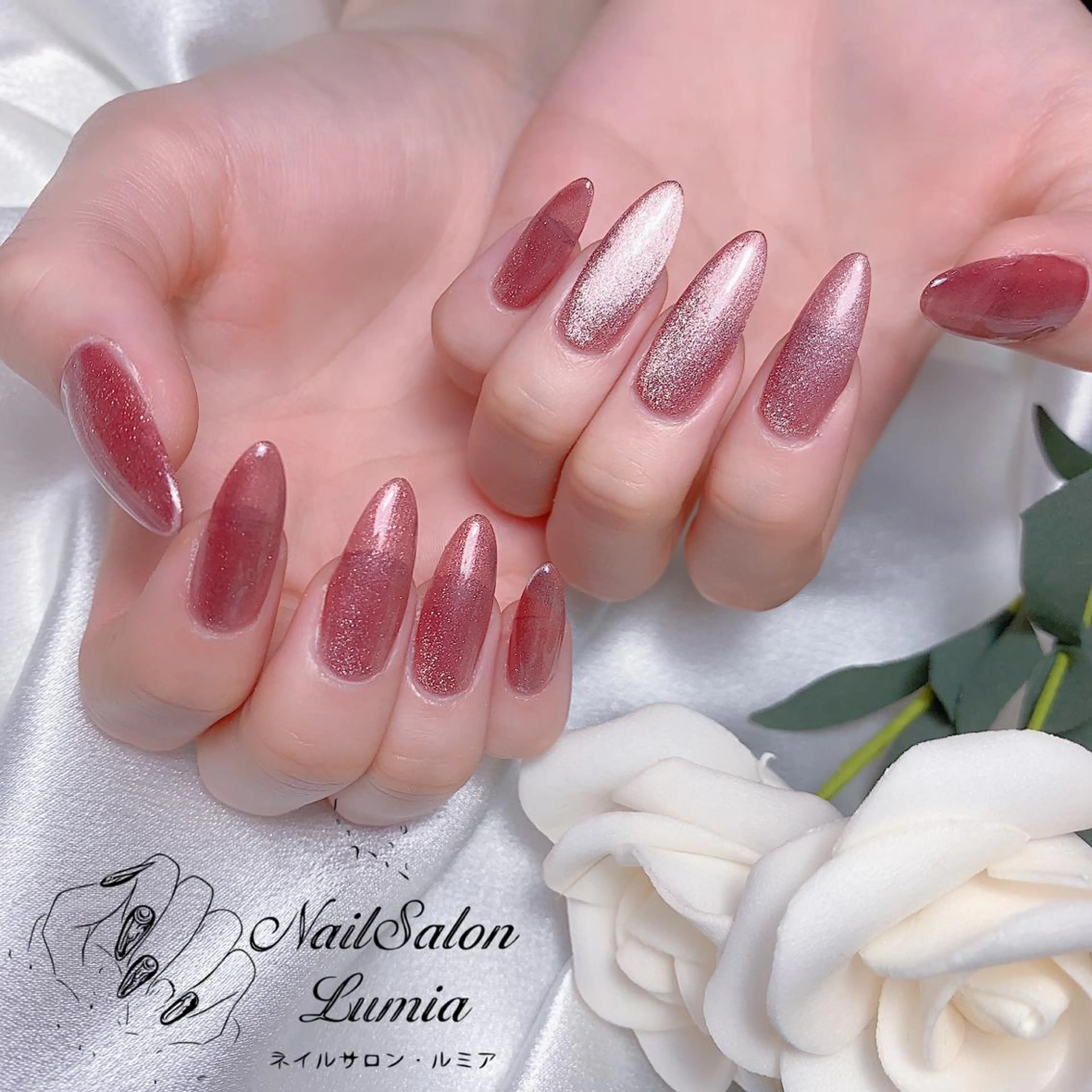 ネイル ハンドネイル ネイルサロン ルミア Lumia 店長のネイルデザイン