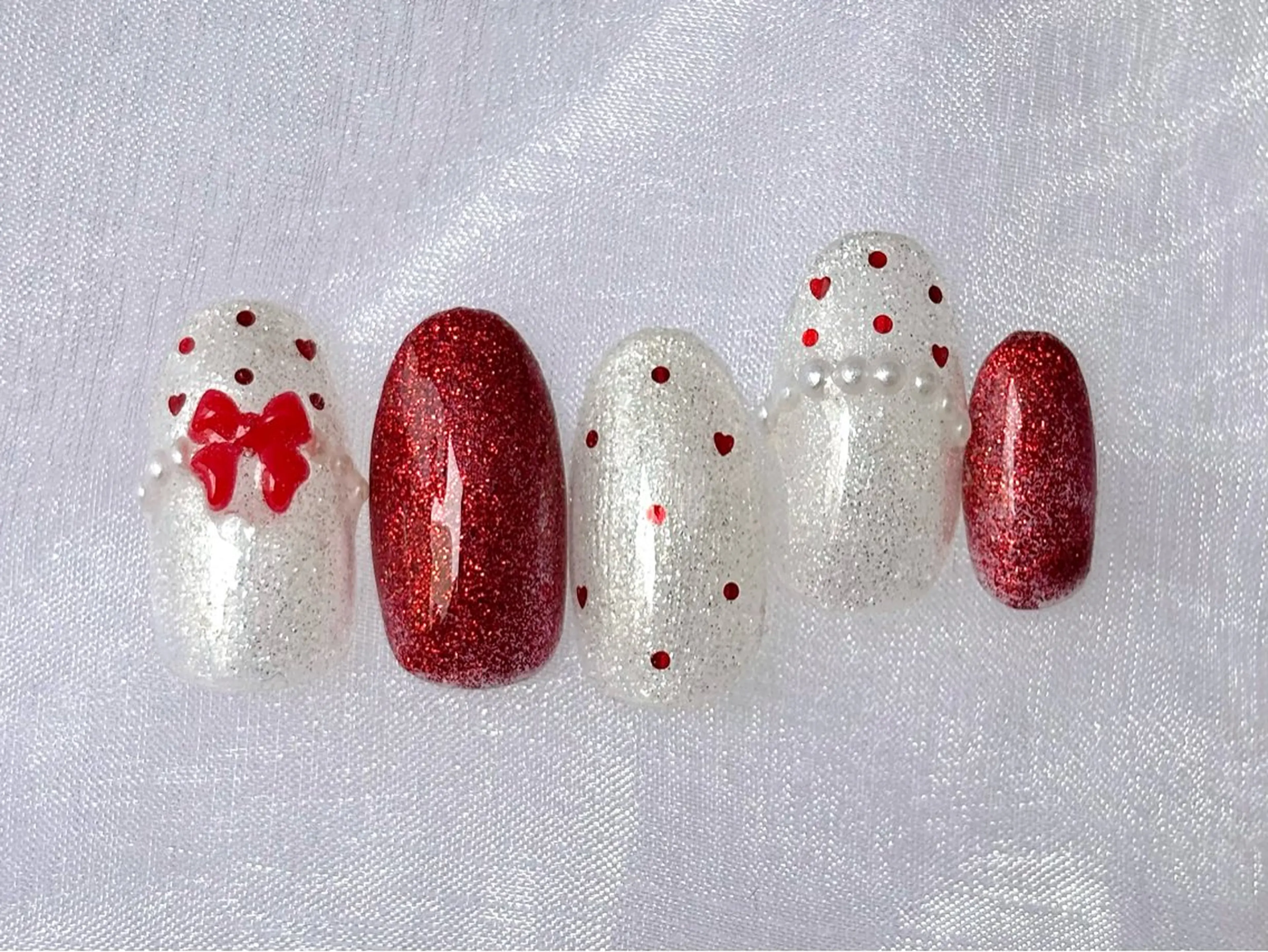 ネイル ハンドネイル トップネイリスト Ribbon立川店のネイルデザイン