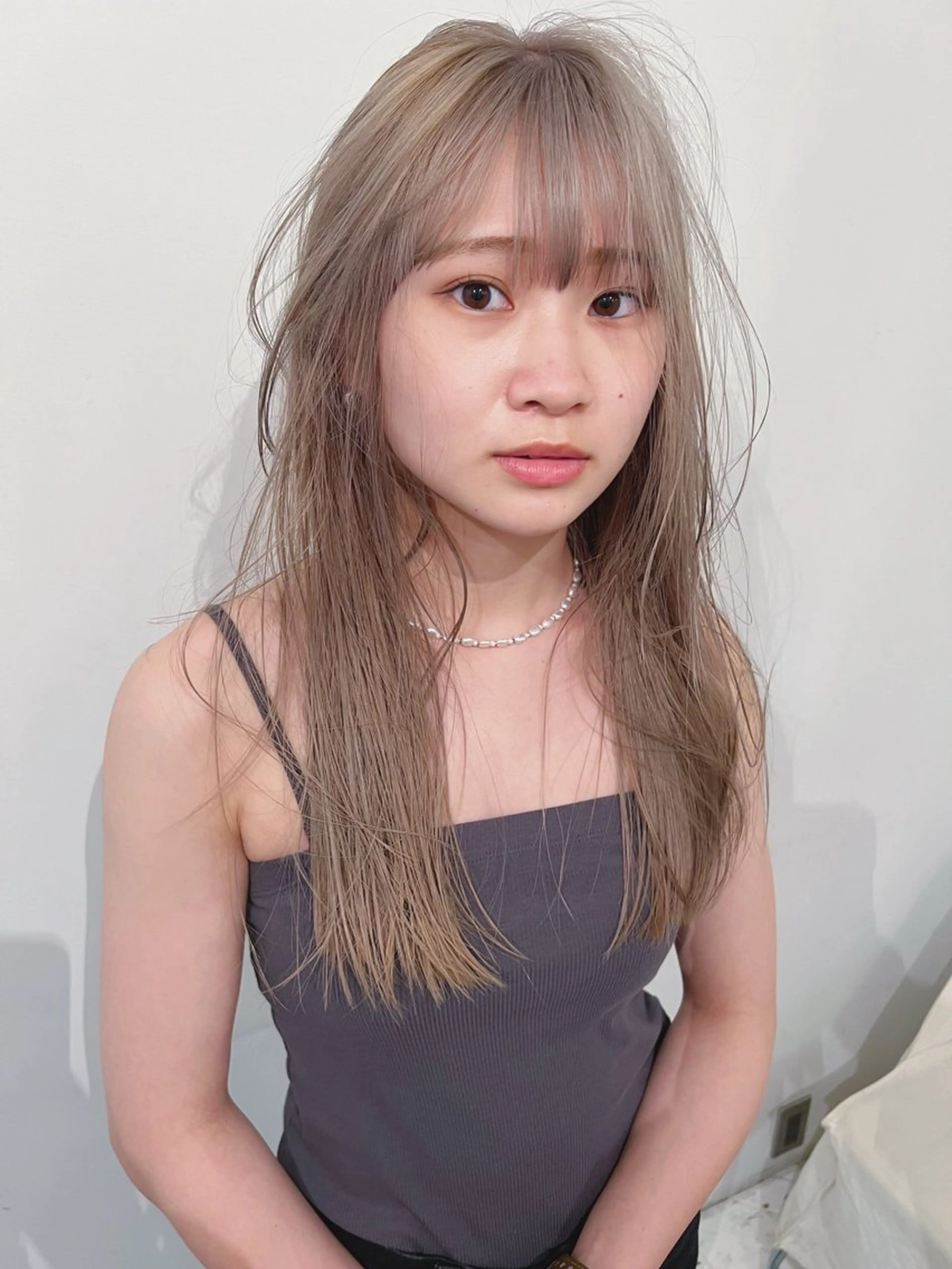 ケアブリーチ（1回）+透け感カラーの写真