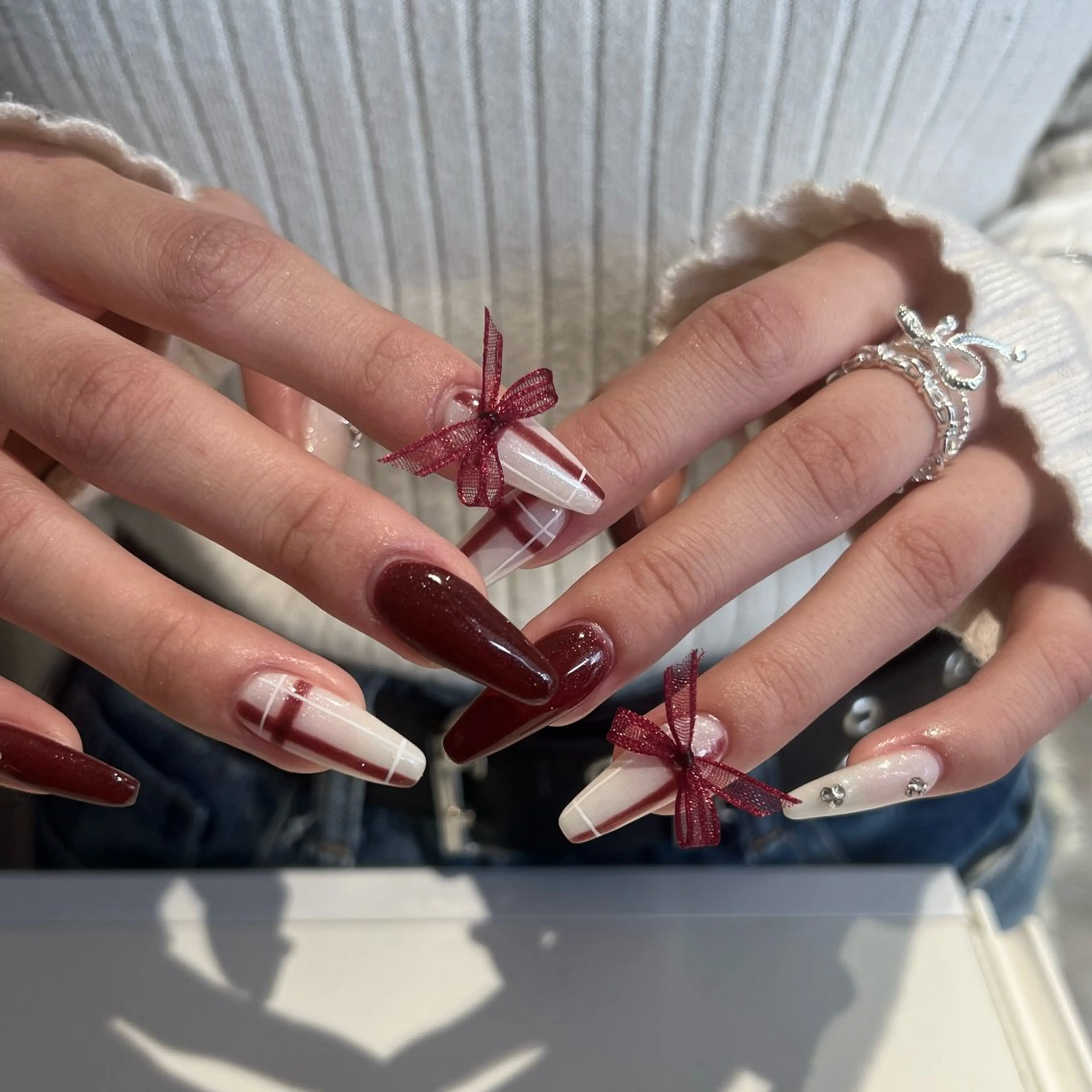 ネイル 持ち込み ハンドネイル 星 みづきのネイルデザイン