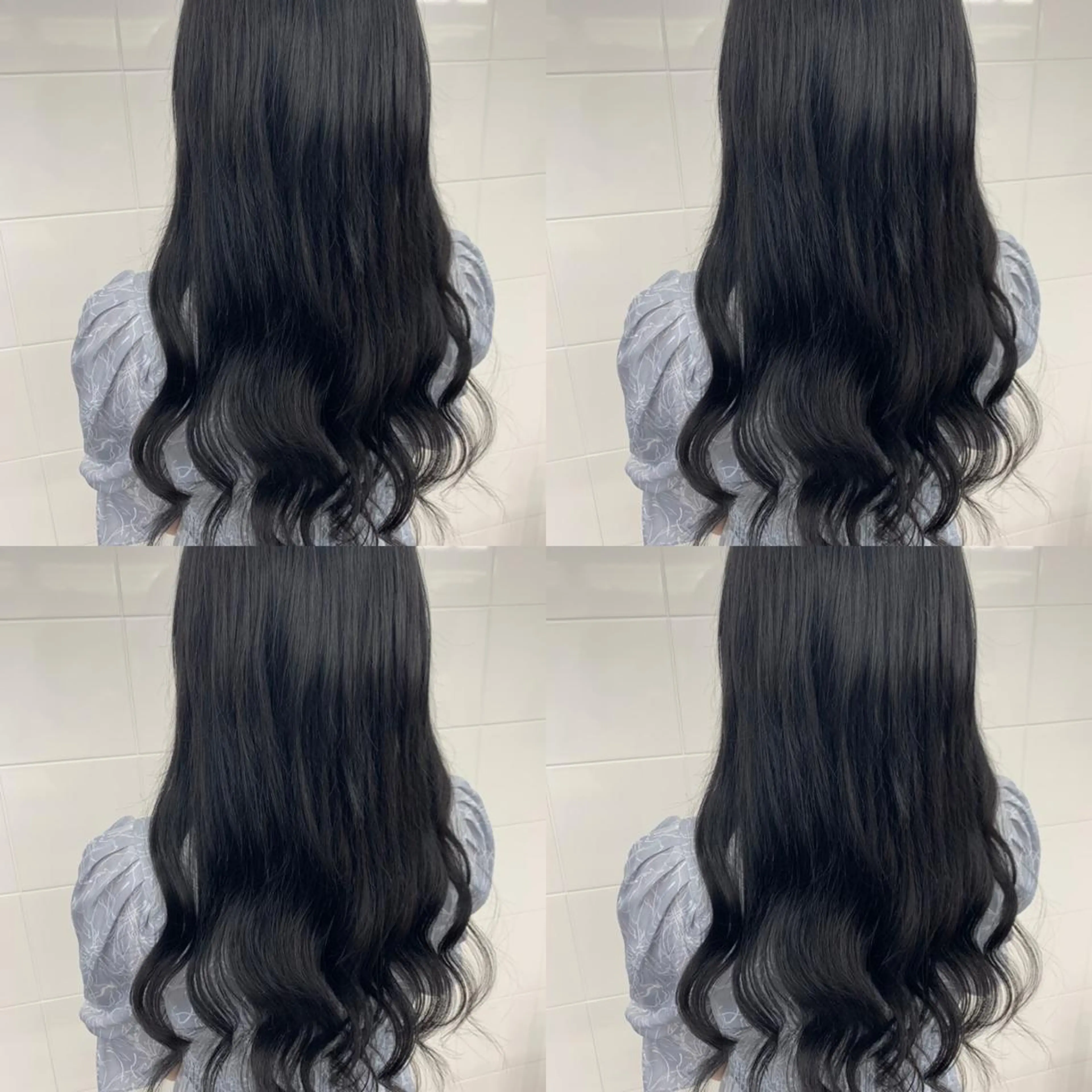 ロング ヘアカラー エクステ プルエクステ 🖤MIYUのヘアスタイル