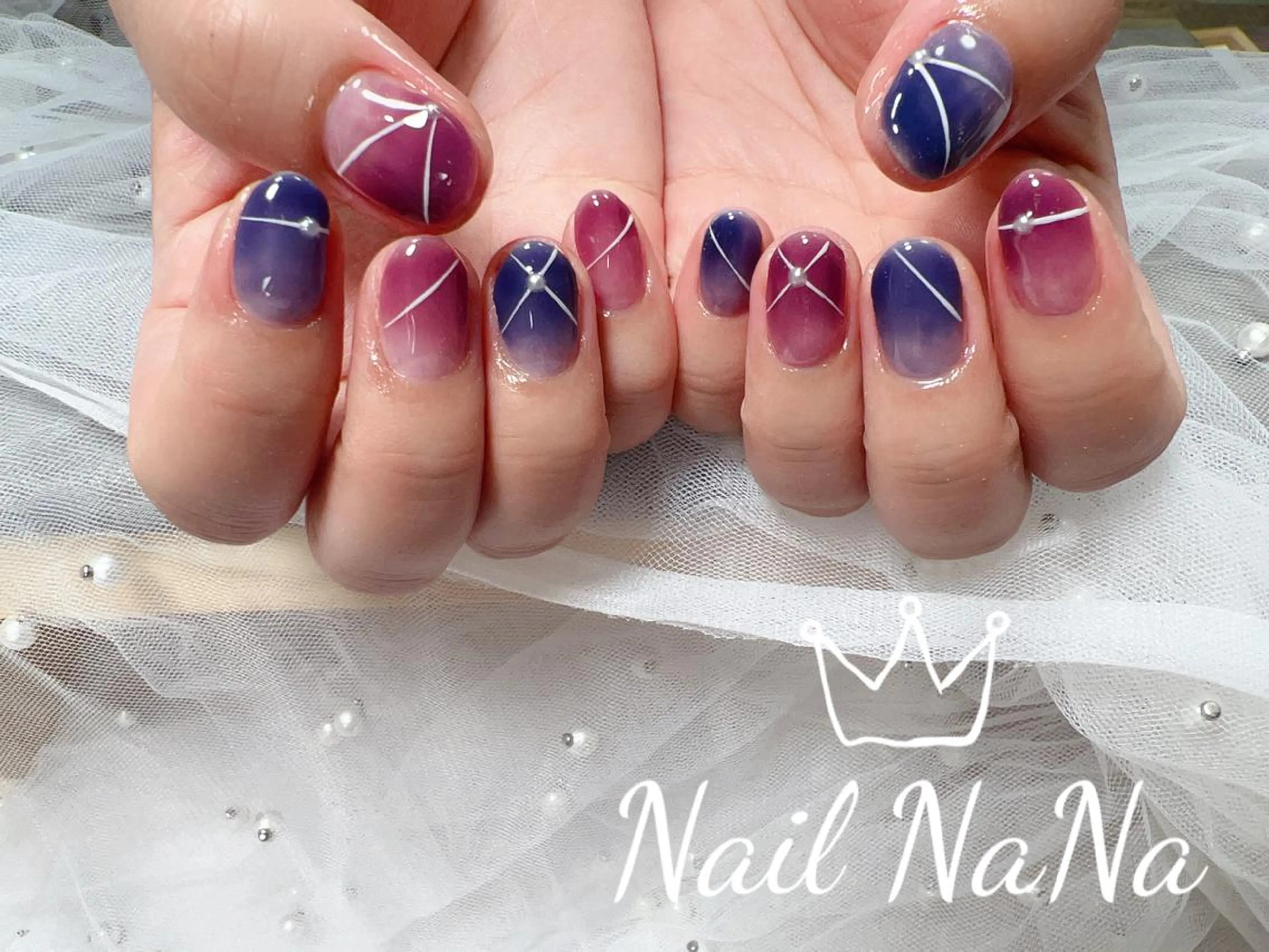 ミディアム カラー ネイル ハンドネイル Nail NaNaのネイルデザイン