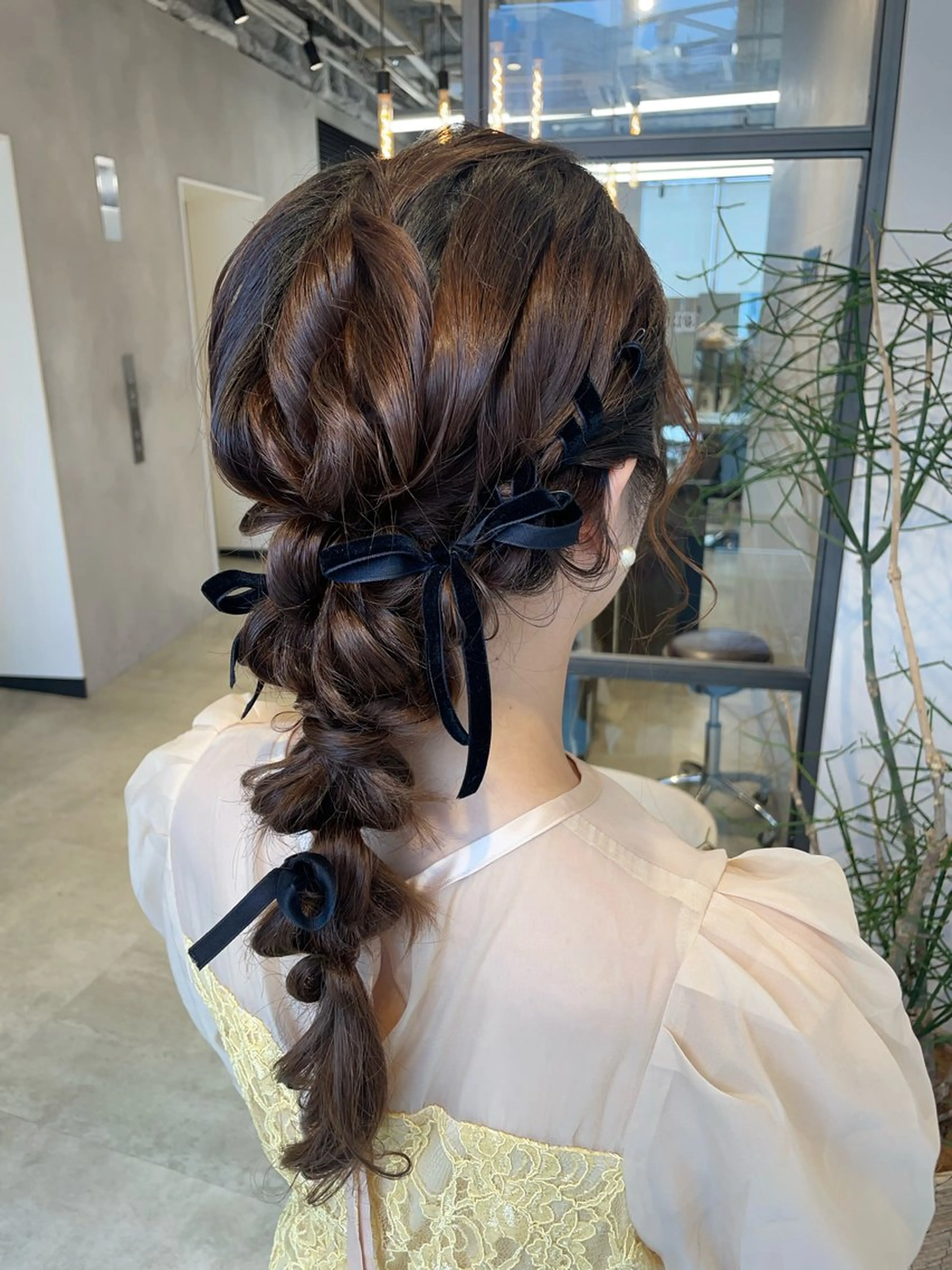 ヘアアレンジ 透明感カラー✨艶髪 制作🌱山根あゆみのヘアスタイル