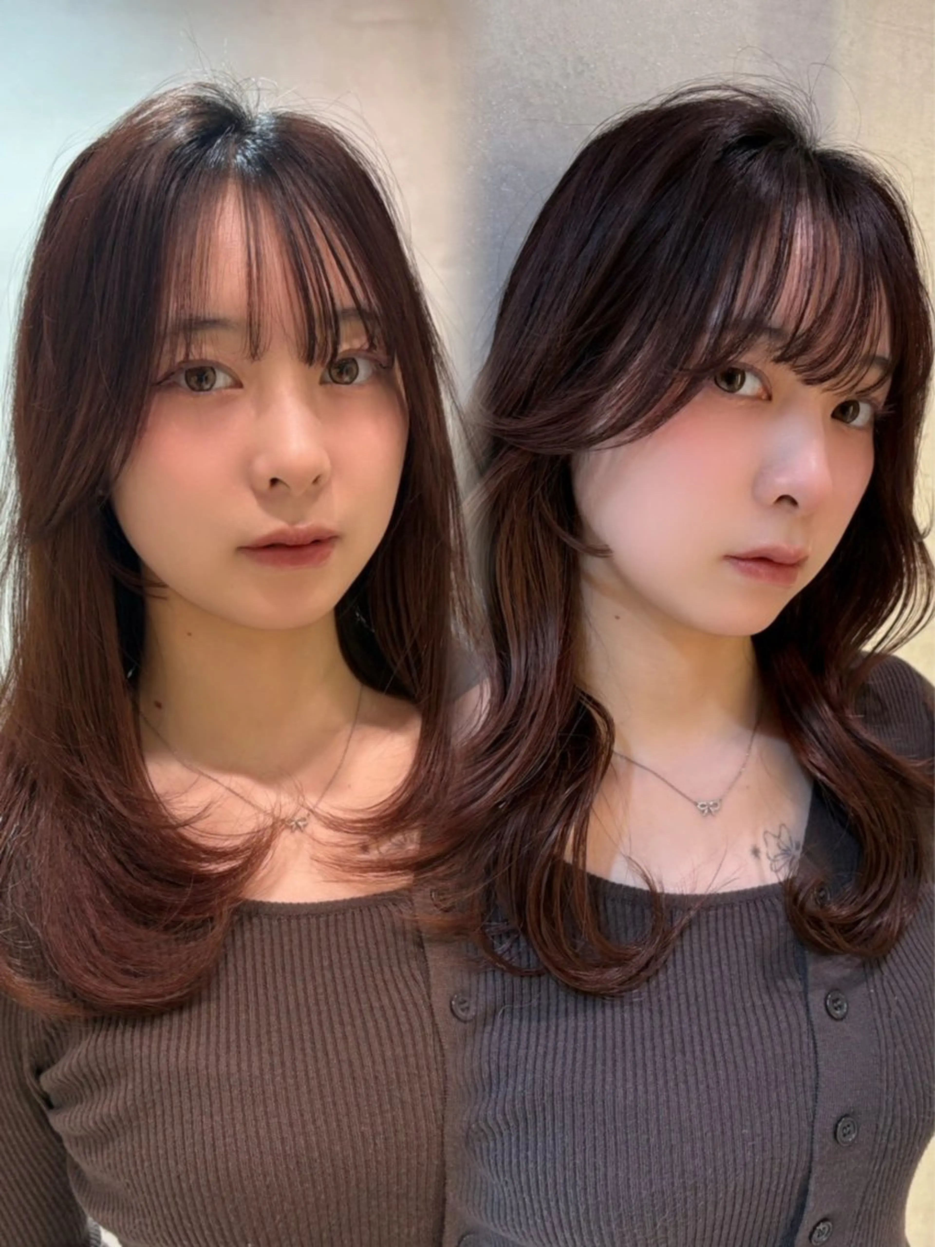 ロング レイヤーカット Lond Cheri所属・HINA 仙台/ レイヤー/縮毛矯正のヘアスタイル