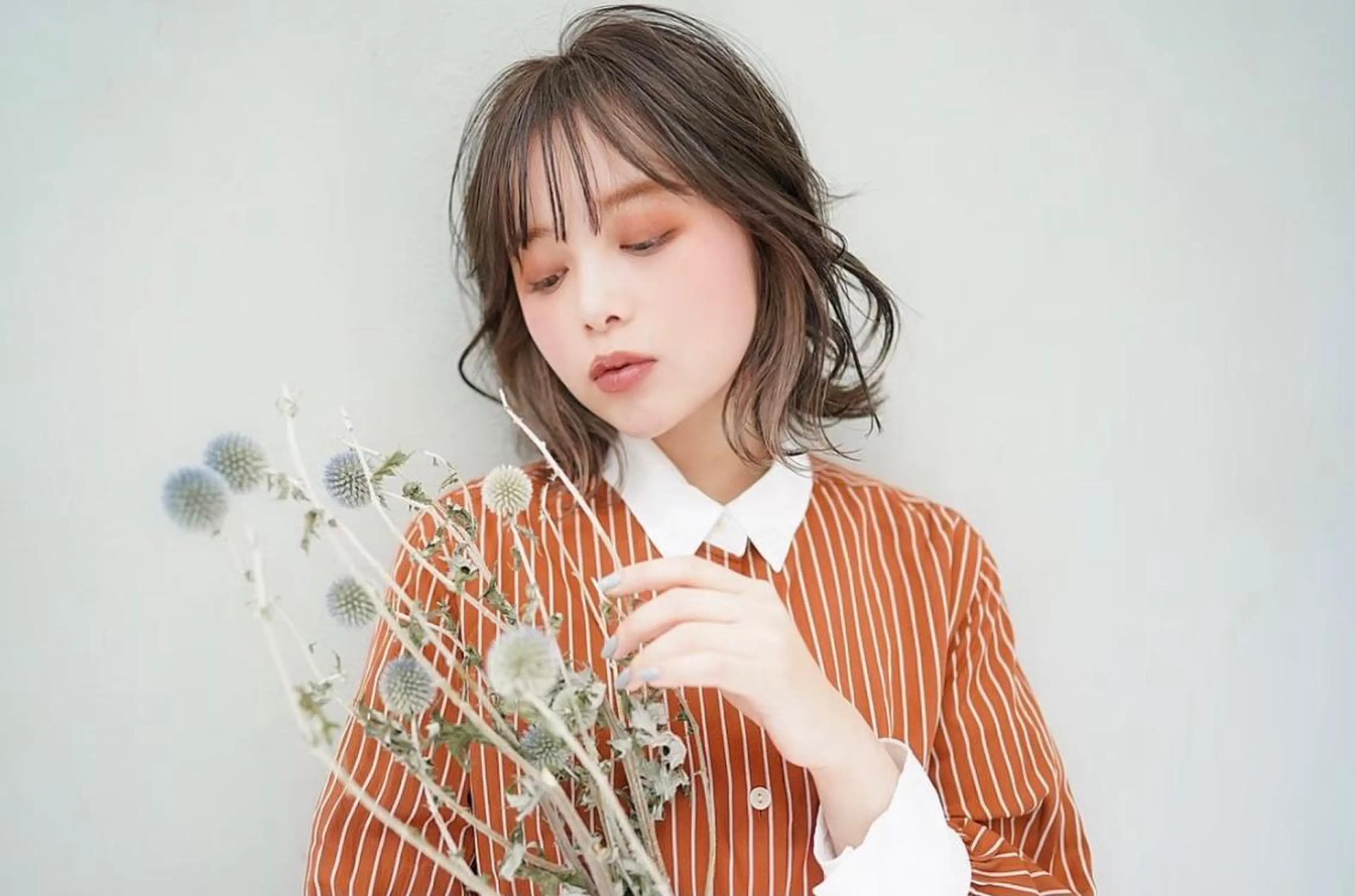 ミディアム SALOWIN所属・MA Iのヘアスタイル