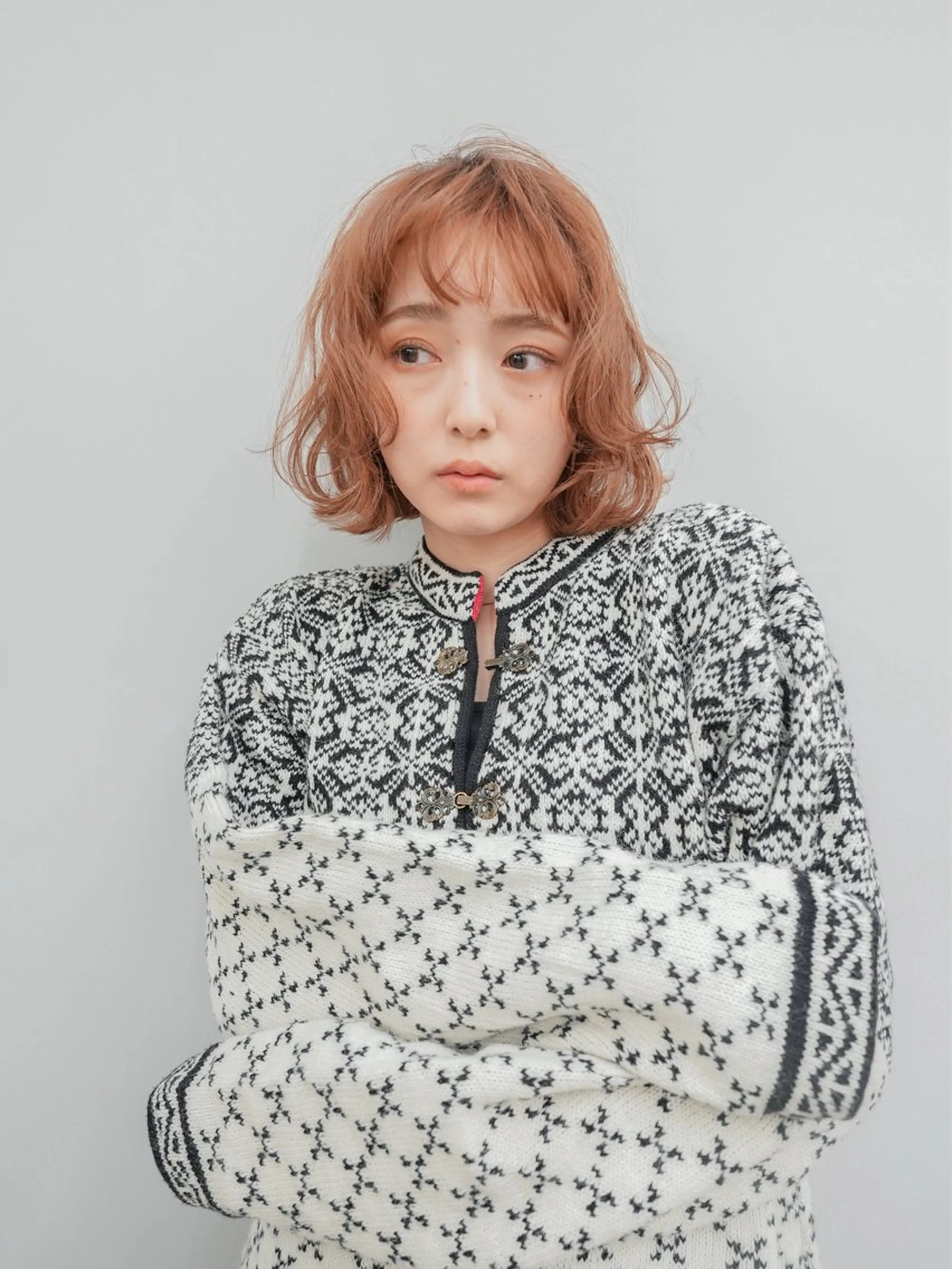 ミディアム パーマ gite カワムラナオキのヘアスタイル