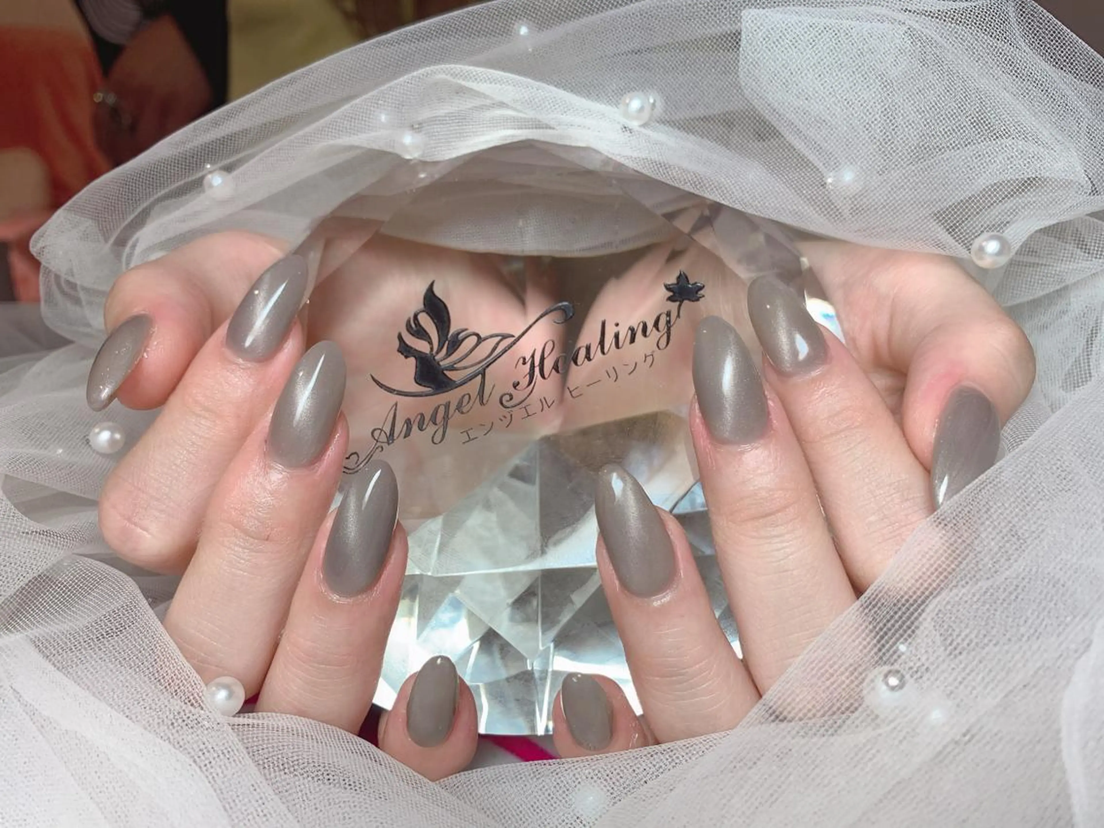 ネイル マグネットネイル スカルプネイル エンジェル ヒーリング 矢場町店のネイルデザイン