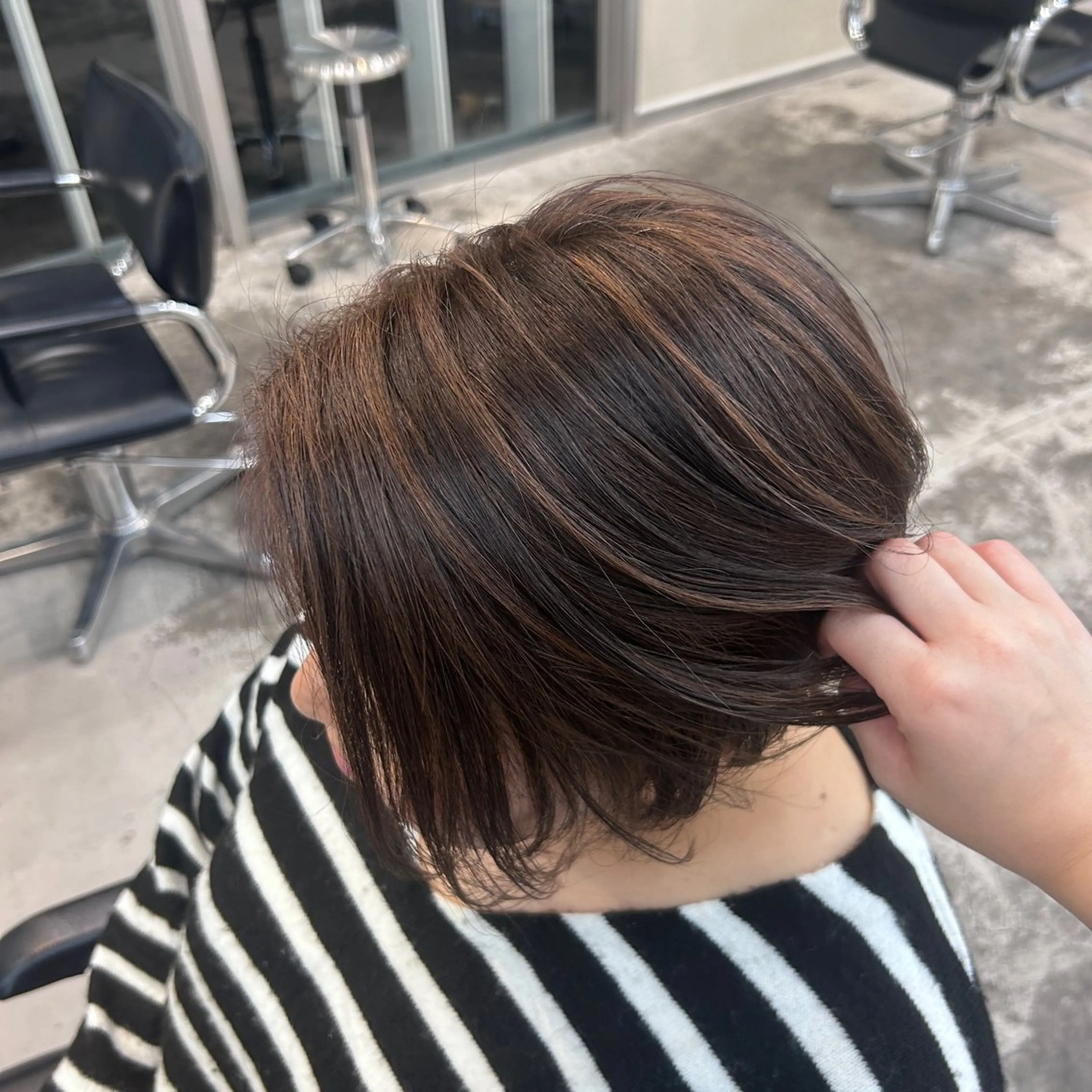 💫ハイライト💫ブリーチ込みダブルカラー+トリートメントの写真