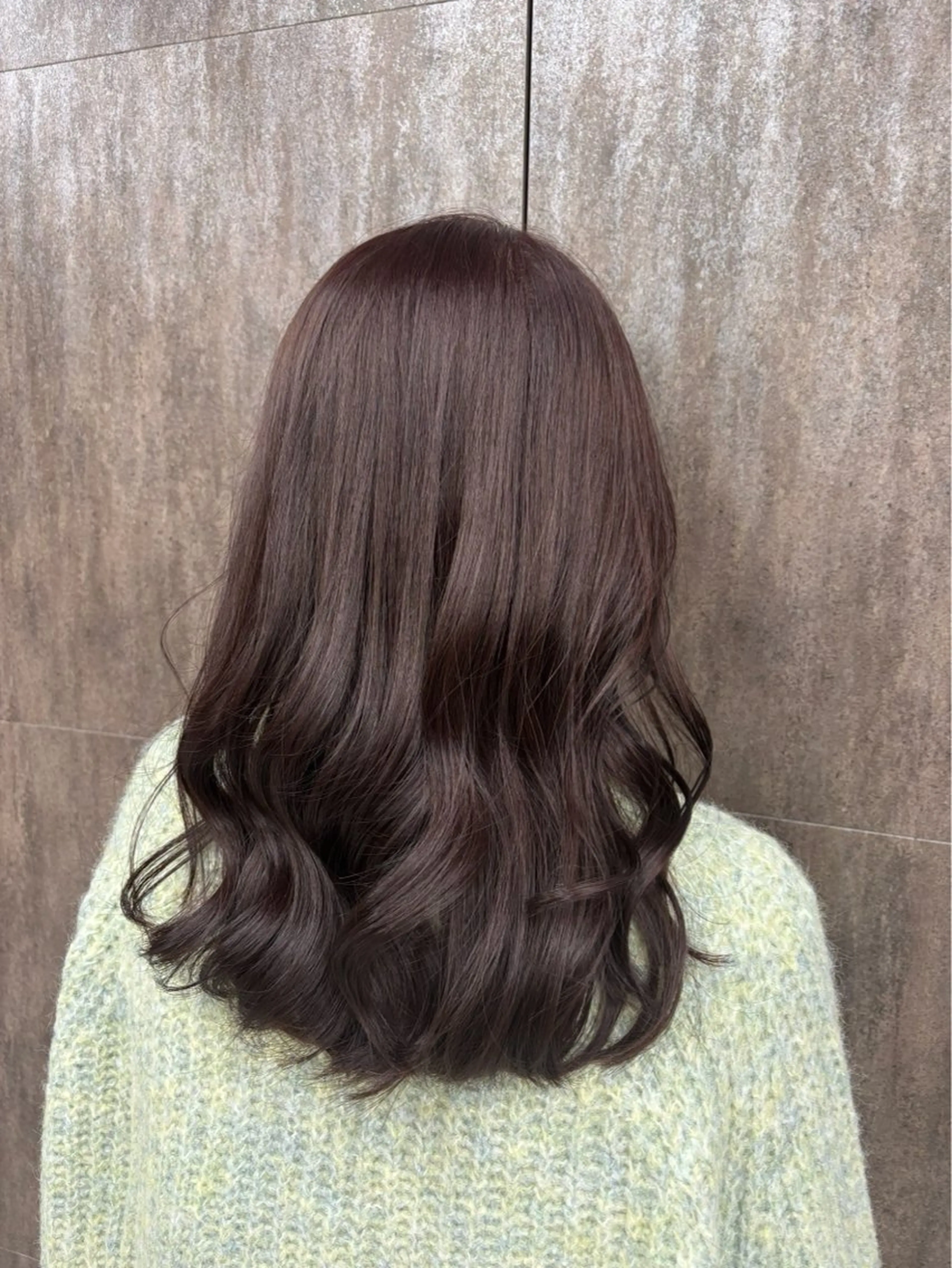 セミロング カット ヘアカラー miq 駒込店所属・ANNA ㅤㅤㅤㅤㅤのヘアスタイル