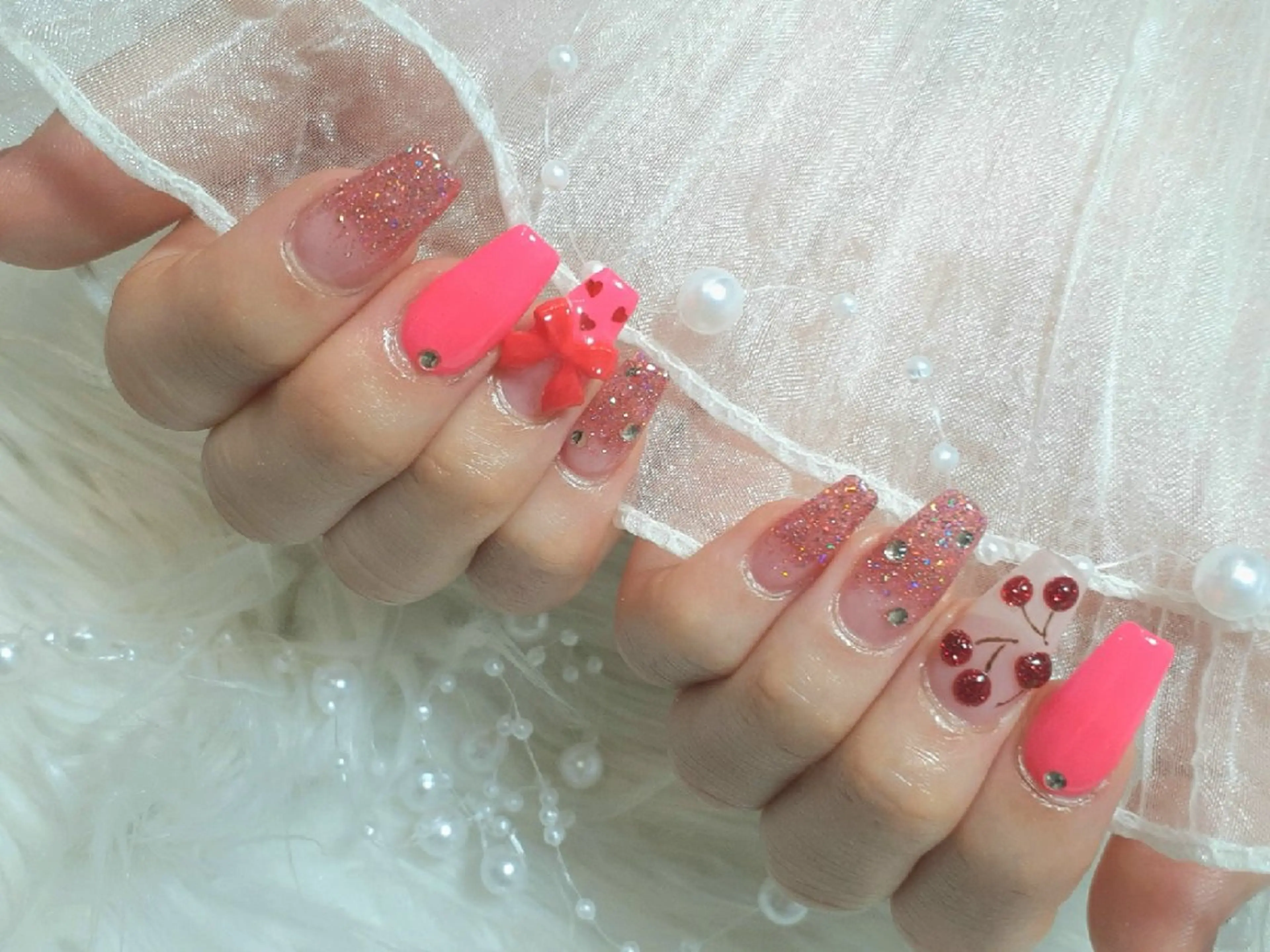 ネイル 持ち込み ハンドネイル ハンドケア peTiT saori🌼のネイルデザイン
