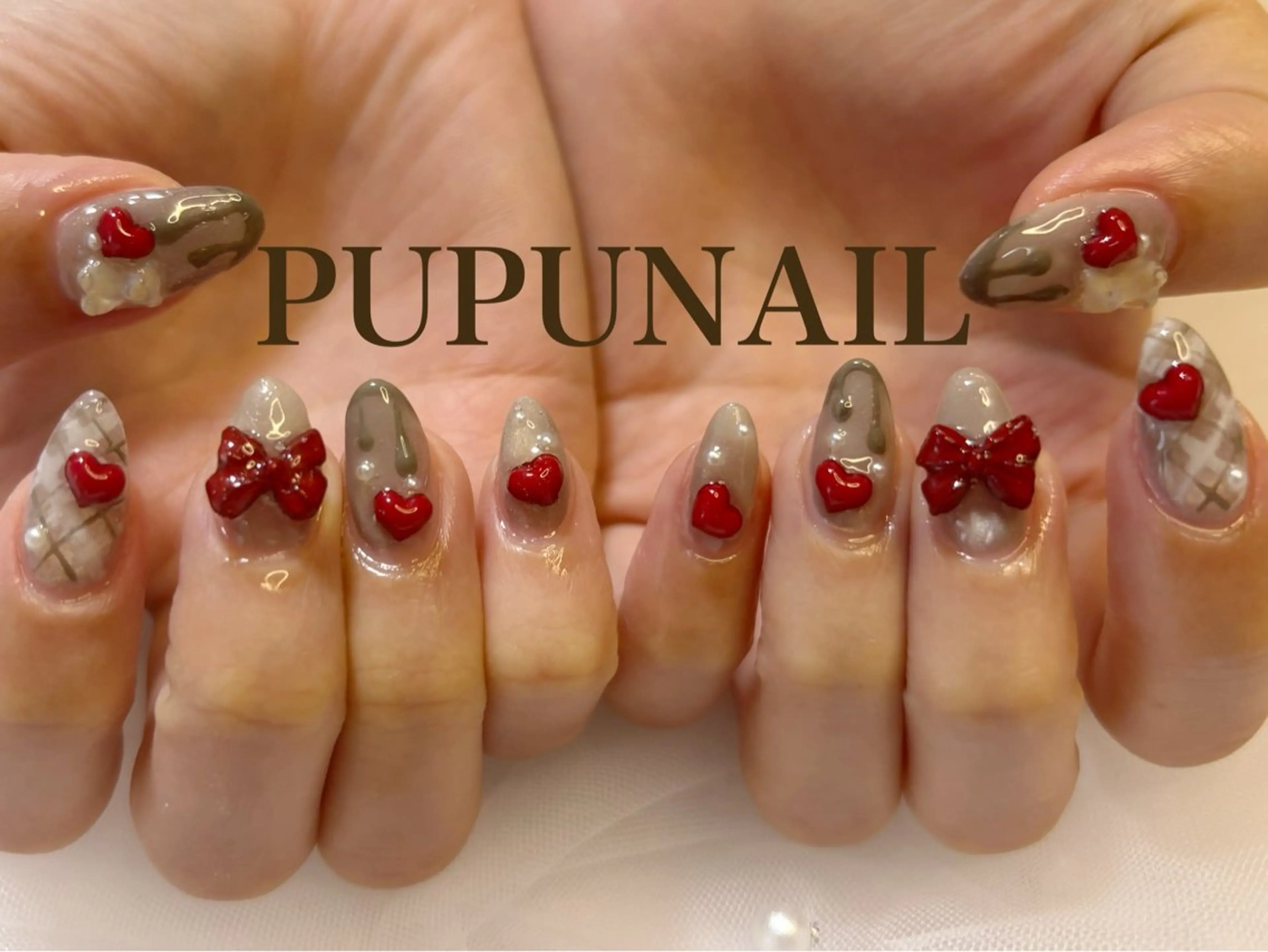 セミロング ハンドネイル kido chieのネイルデザイン