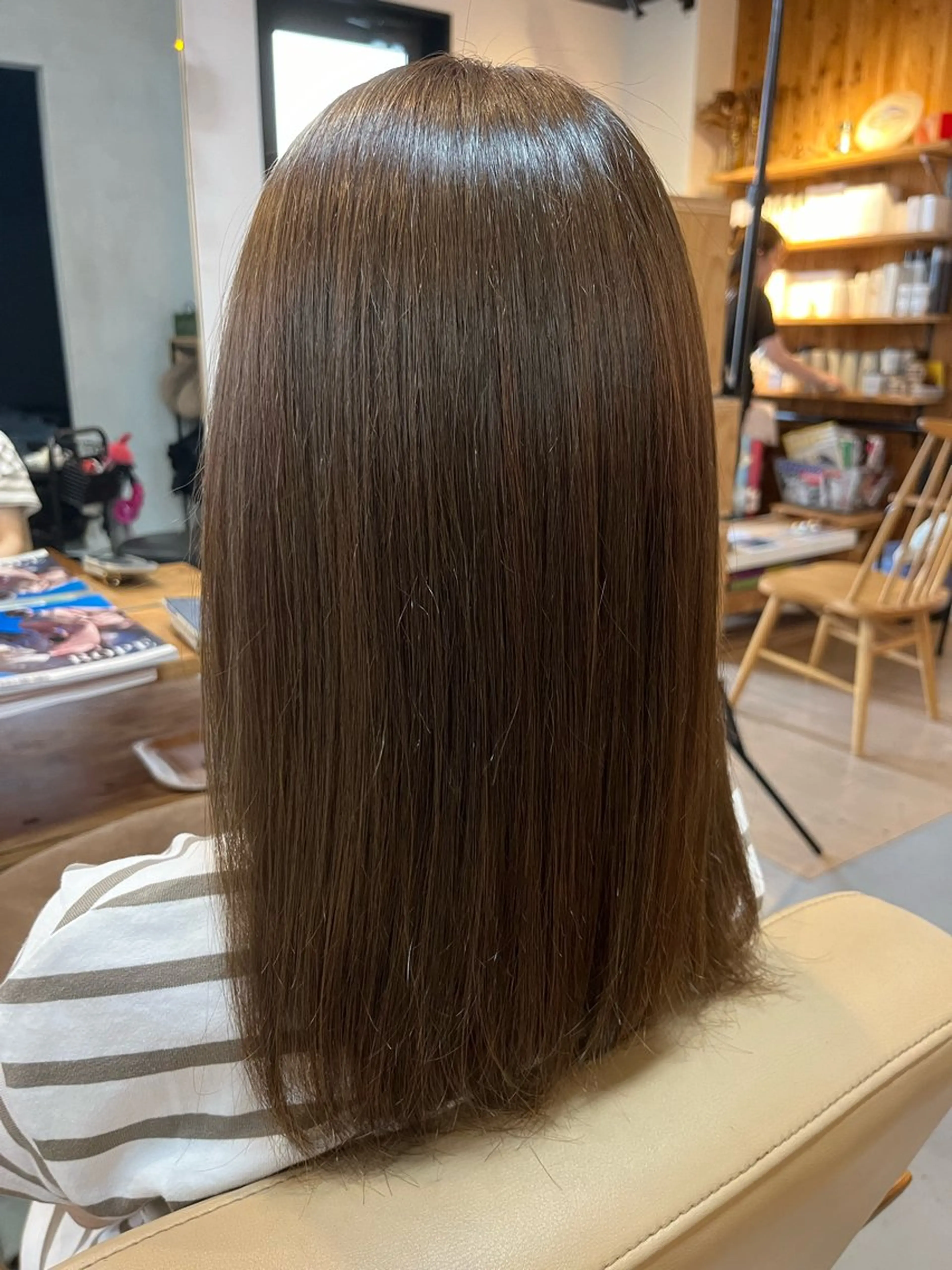 ミディアム カット ヘアカラー トリートメント JUNO所属・阪神西宮★JUNO 川﨑温子のヘアスタイル