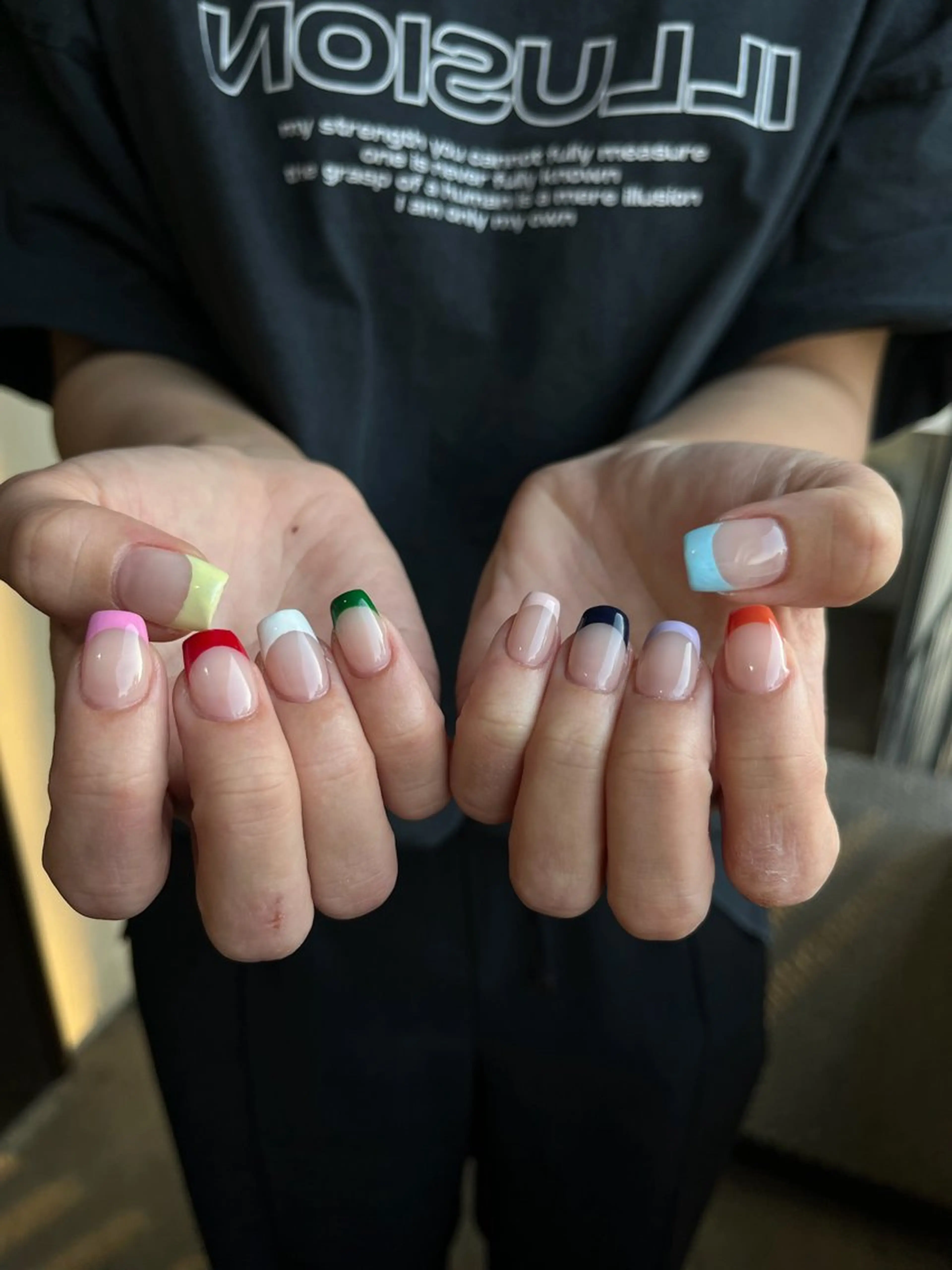 フレンチorカラーグラデーション(クリアベース)オフ込みの写真