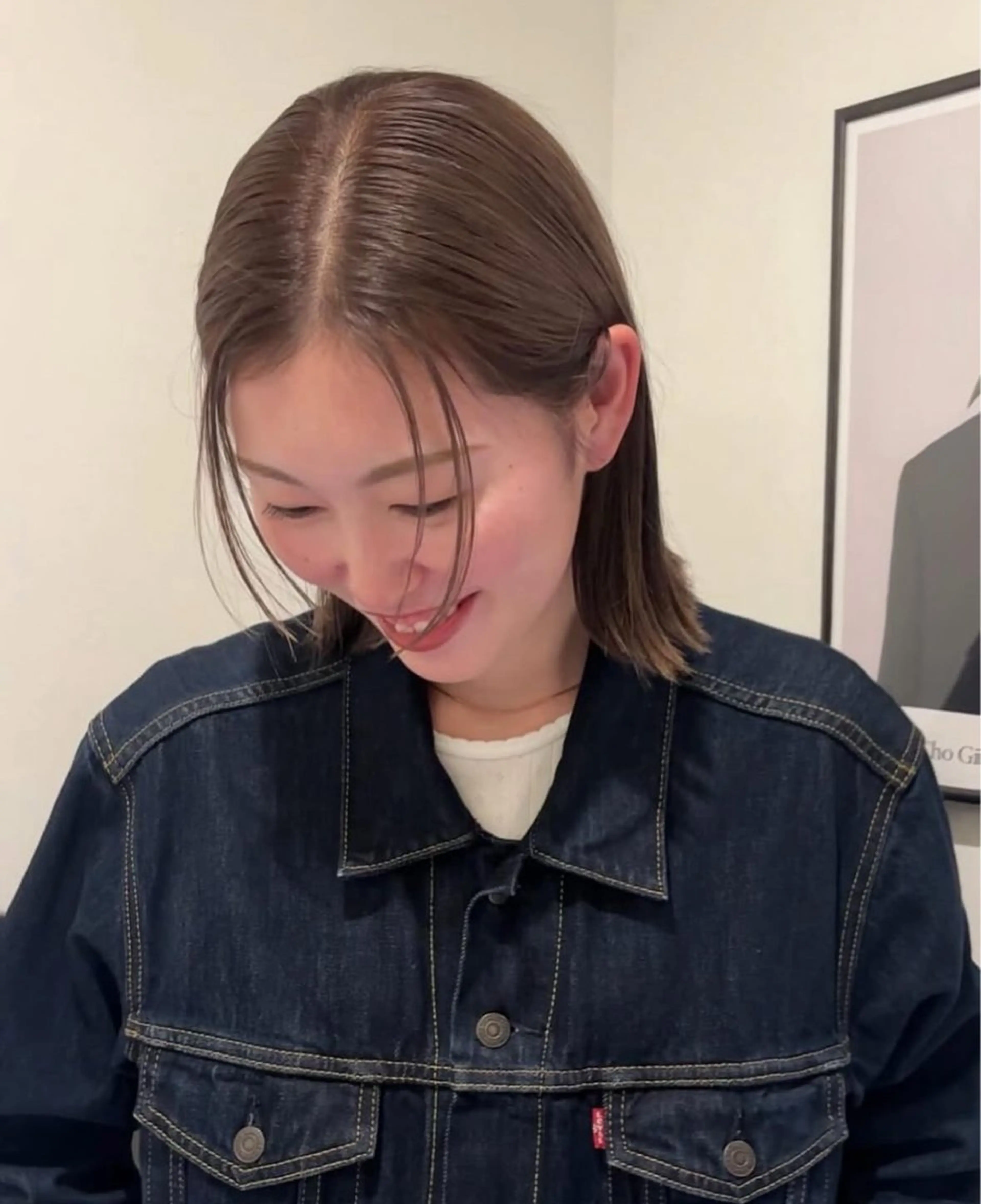 ショート ボブ カット rizu　/ ボブ /中明度カラー❤︎のヘアスタイル