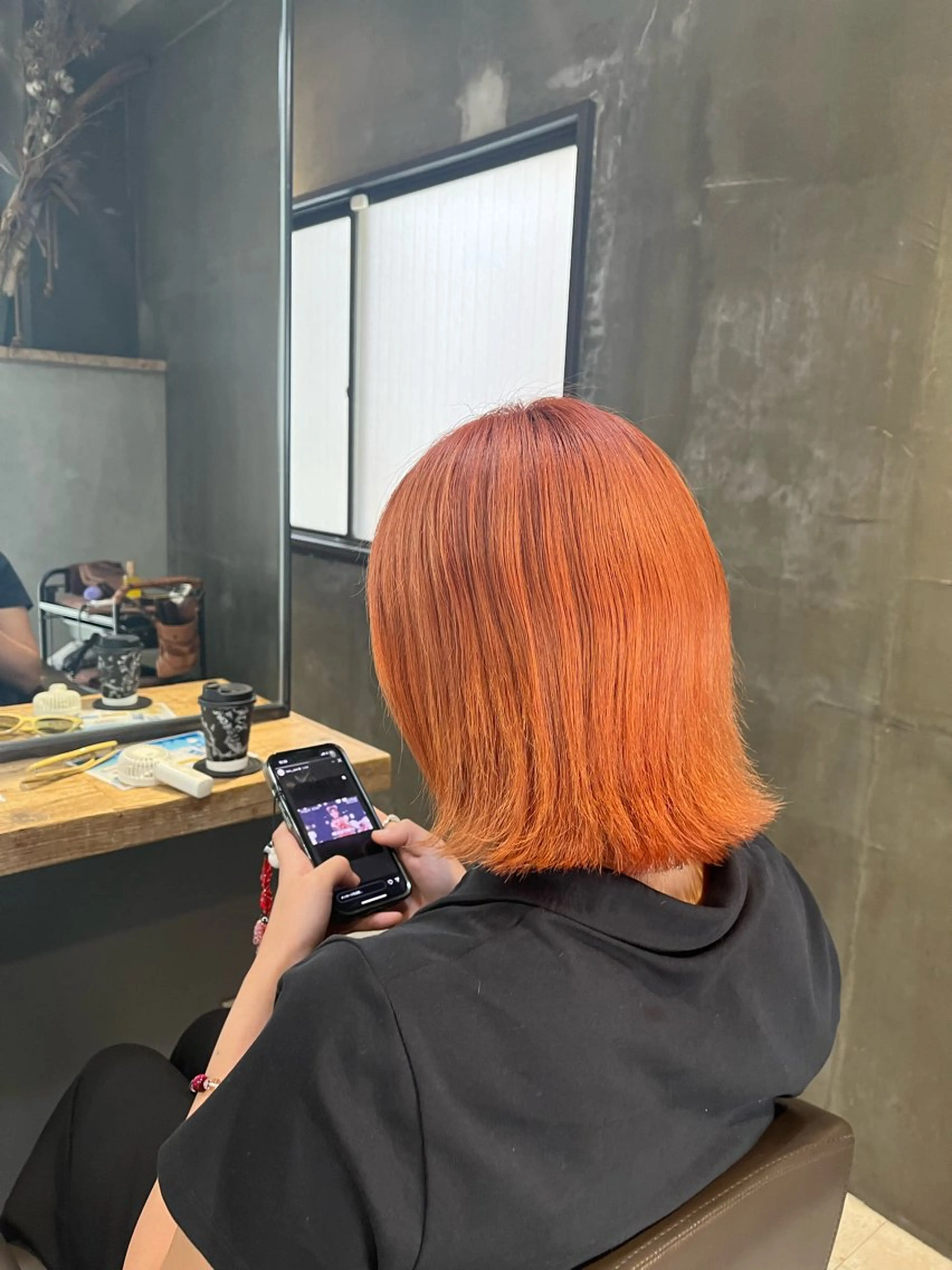 カラー ヘアカラー 阿部 翔一郎/暖色系カラーのヘアスタイル