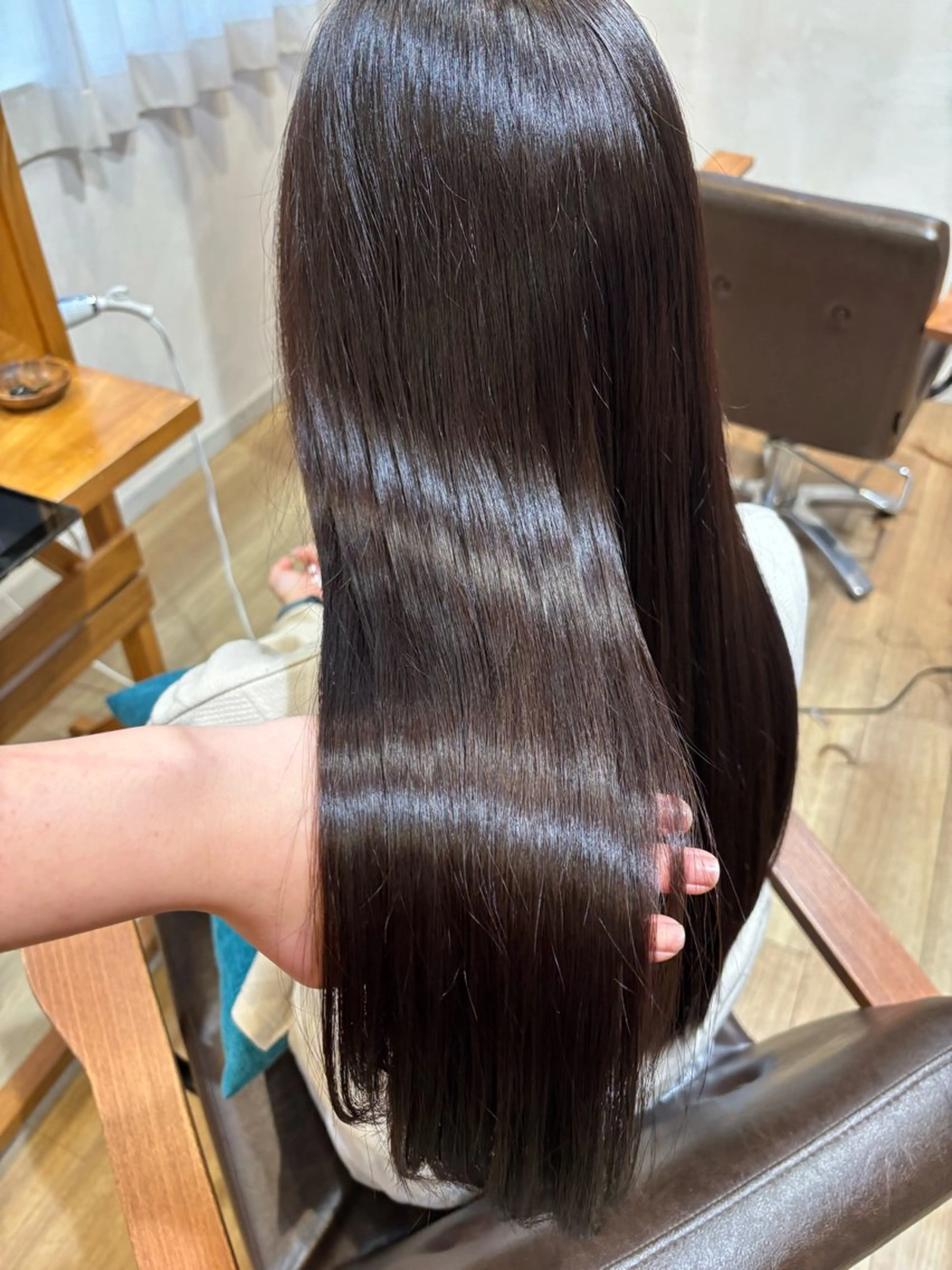 ロング カラー ブラウンカラー ピンクカラー ピンクブラウン カット ヘアカラー ヘッドスパ RINNO🌷艶髪/ 艶カラーのヘアスタイル