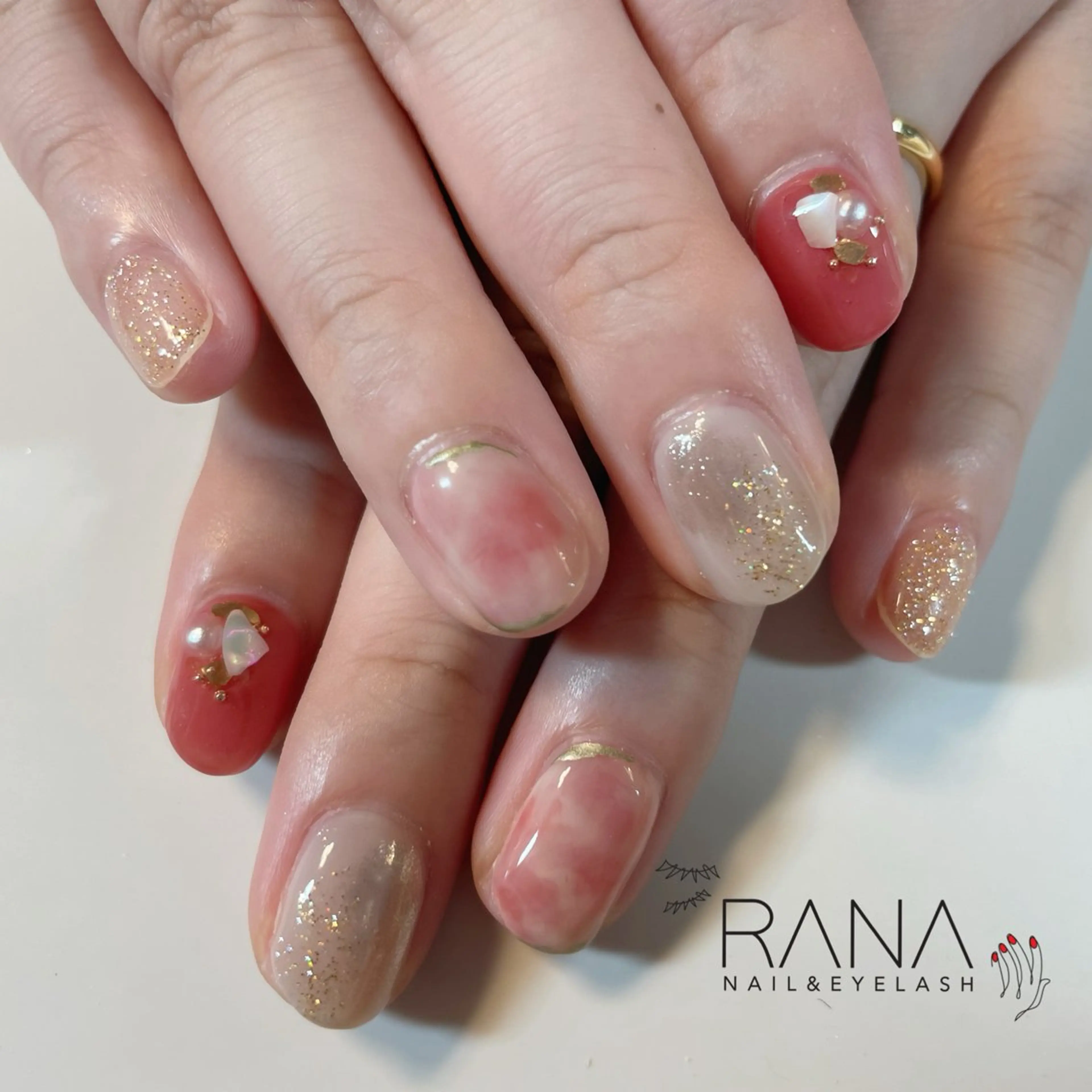 ネイル Nail eyelash Rana所属・Konno🕊️ 【Rana】のネイルデザイン