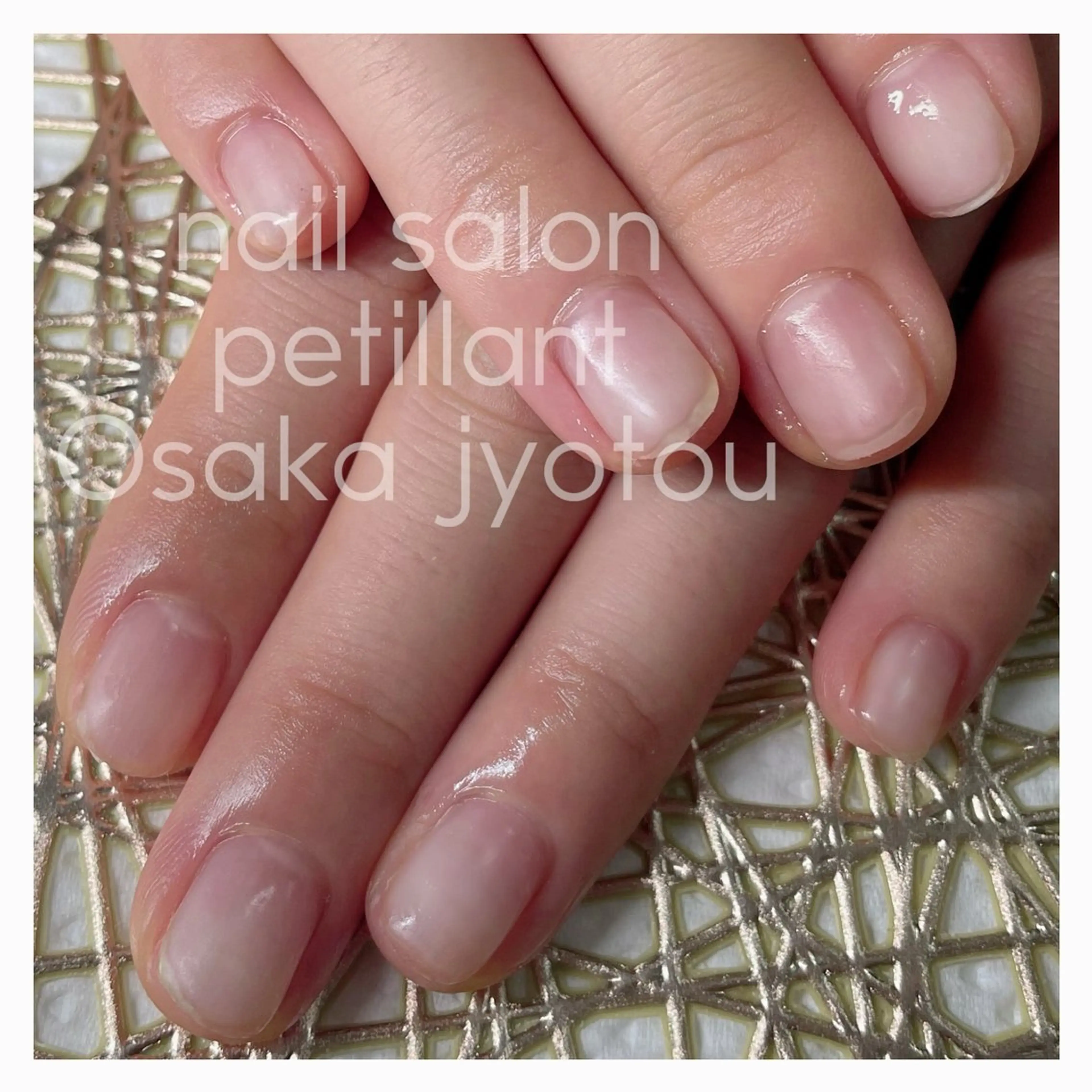 ネイル クリアネイル マットネイル petillant所属・nail salon petillantのネイルデザイン