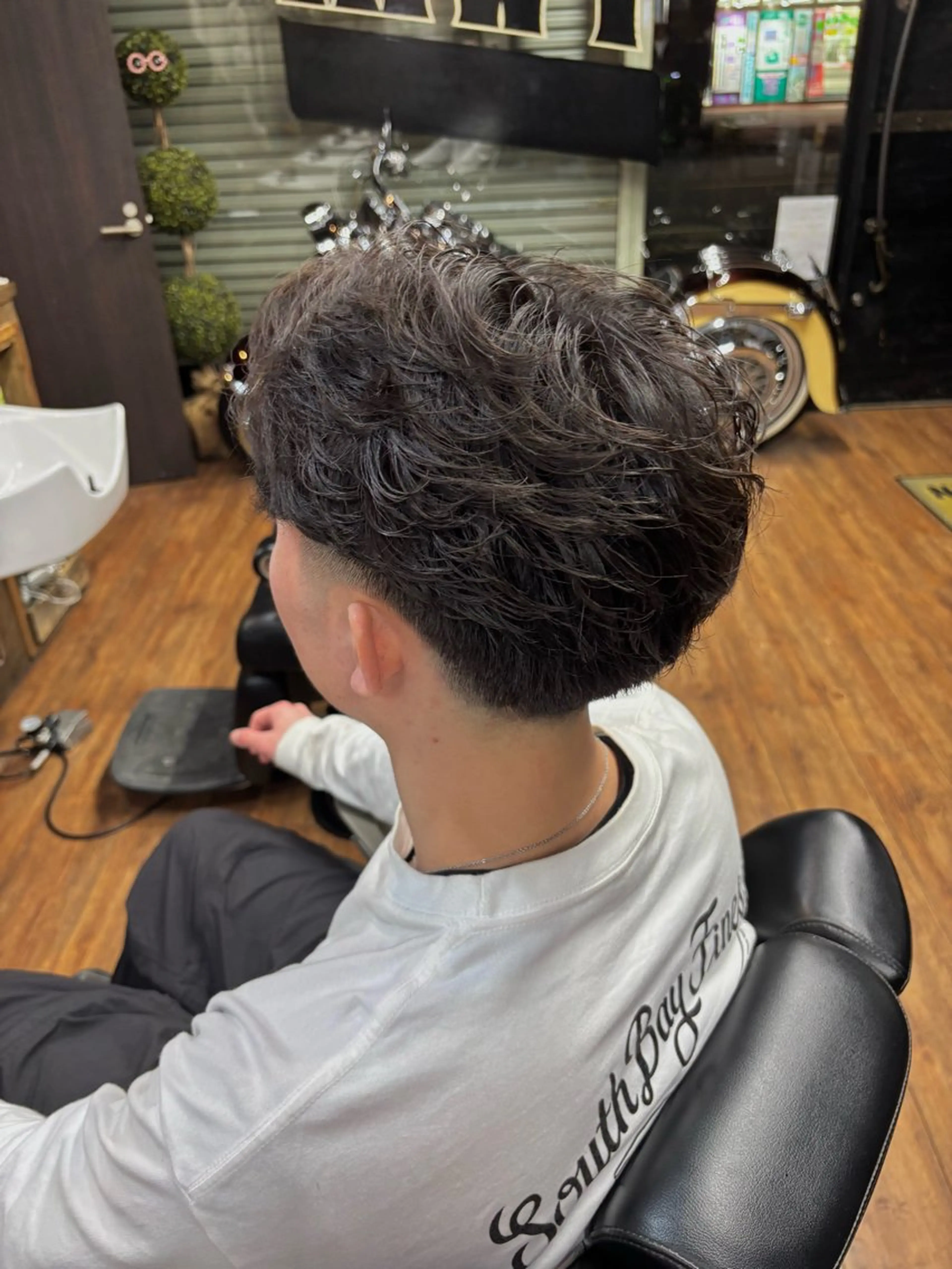 メンズ フェードカット スキンフェード 刈り上げ フクヤマ サクラのヘアスタイル