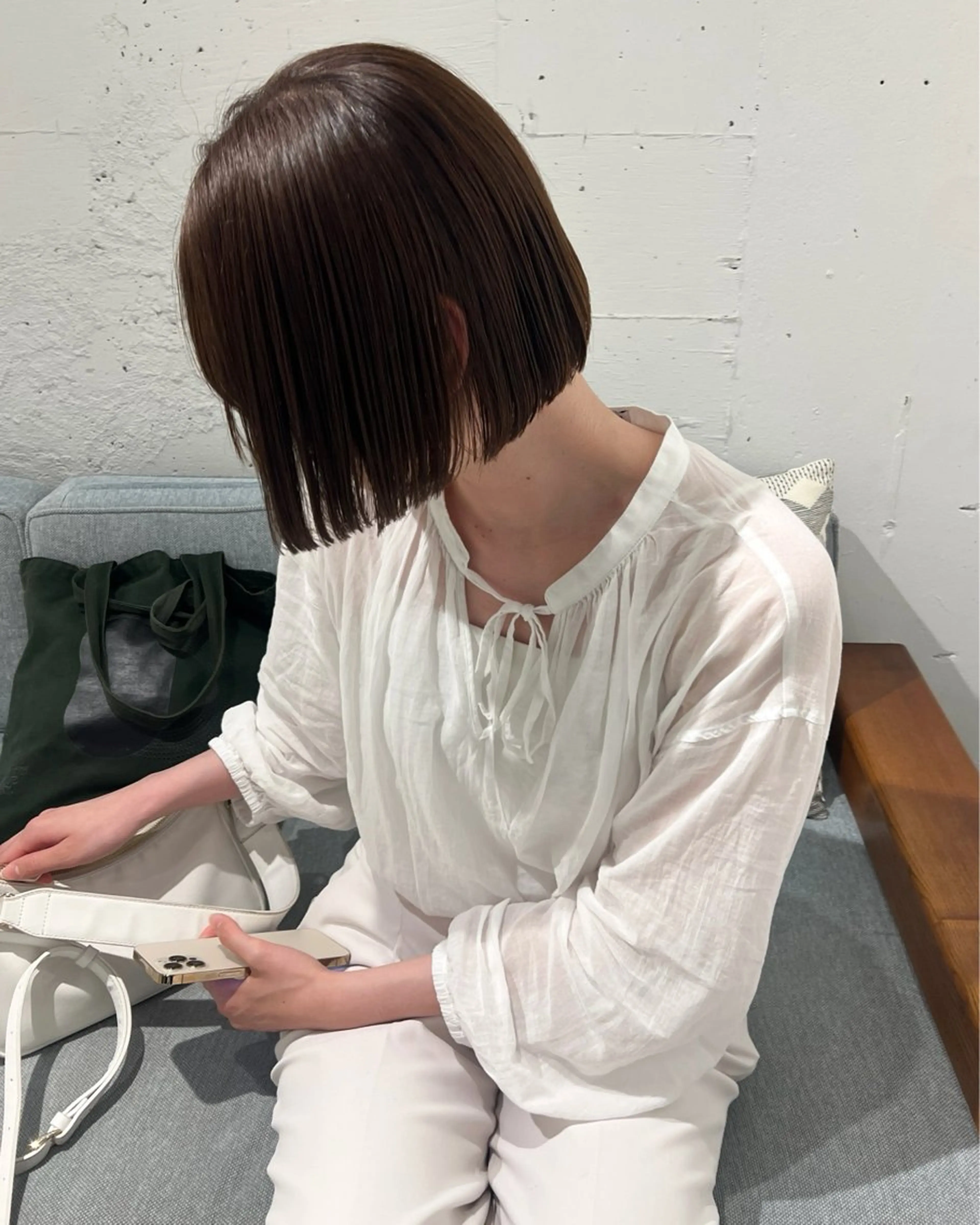 ショート 峯田 優花のヘアスタイル