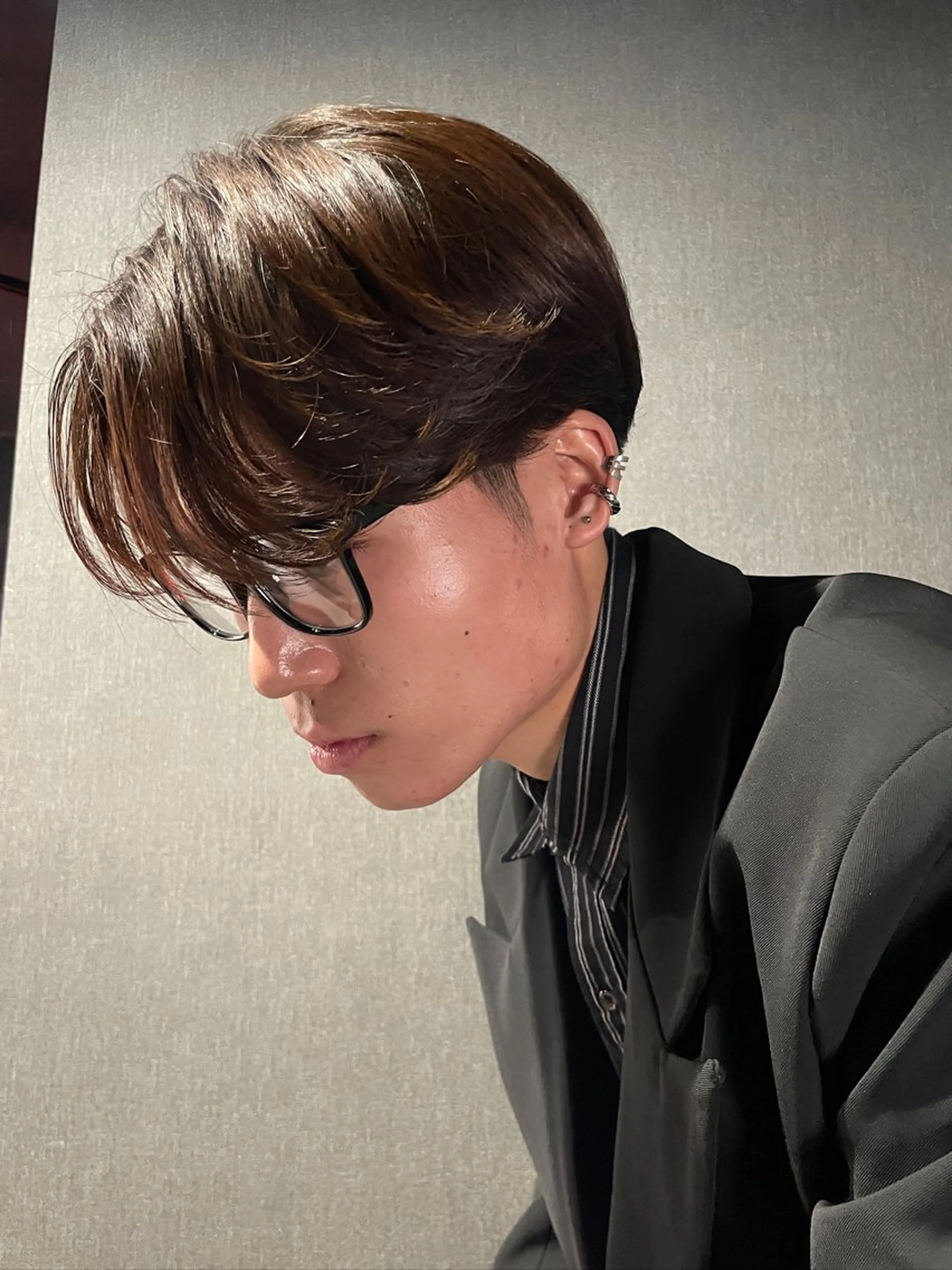 【人気No.3ナチュラルな質感🌱】メンズカット×地毛風ストレート🕊️＊mizuki指名限定の写真