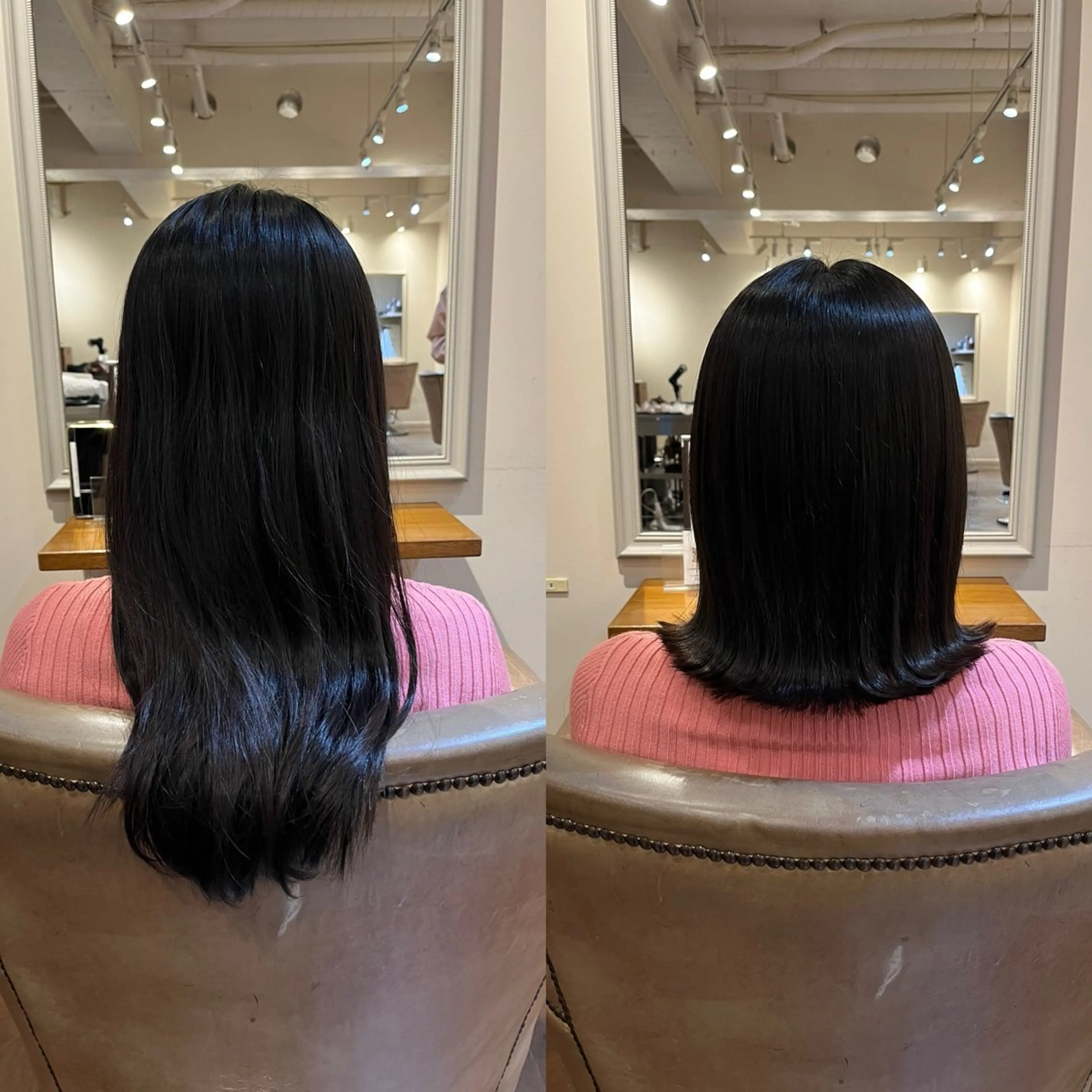 ミディアム 外ハネヘア 齊藤 萌のヘアスタイル