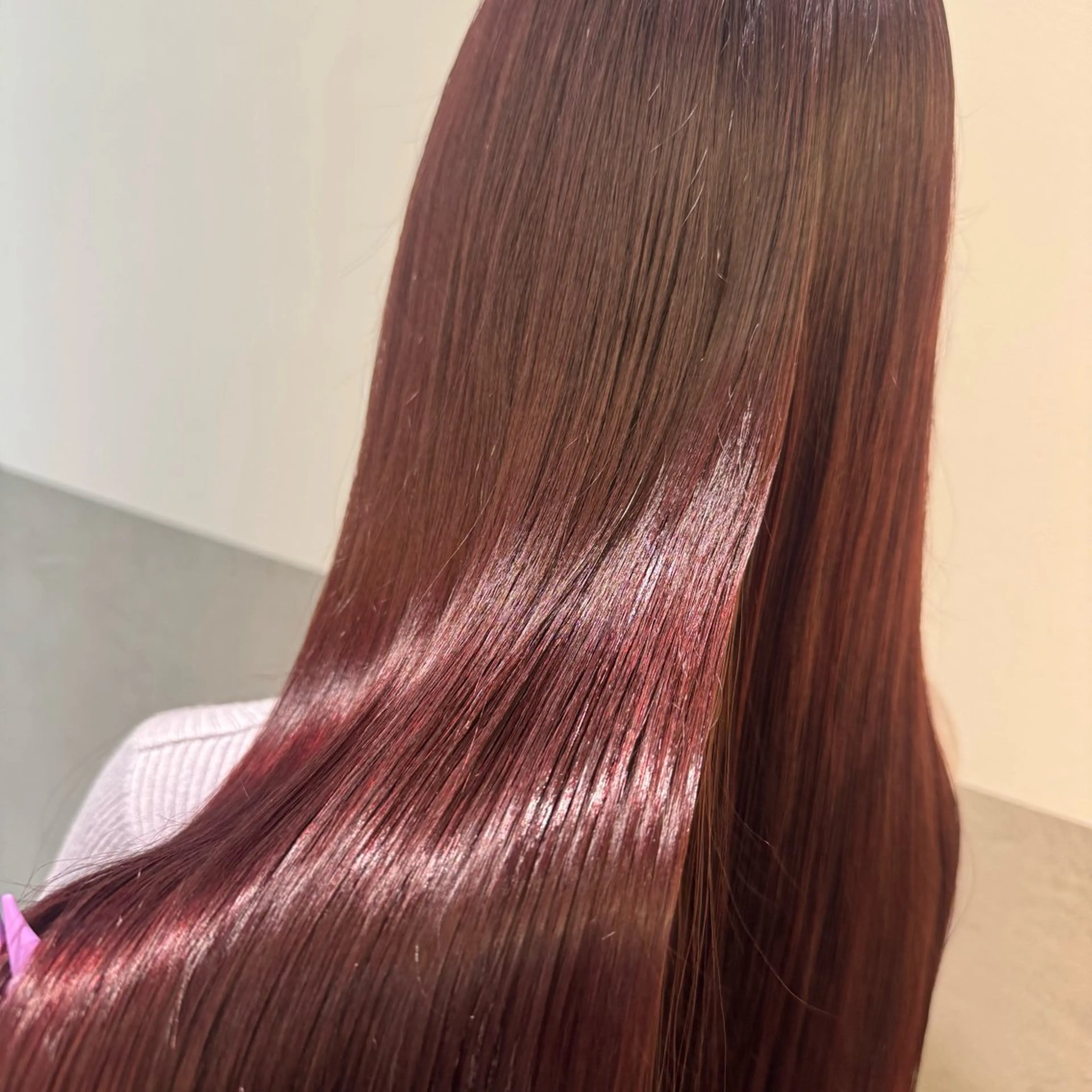 ロング カラー カシス トリートメント 【似合わせカラー・ 髪質改善】松崎萌香のヘアスタイル