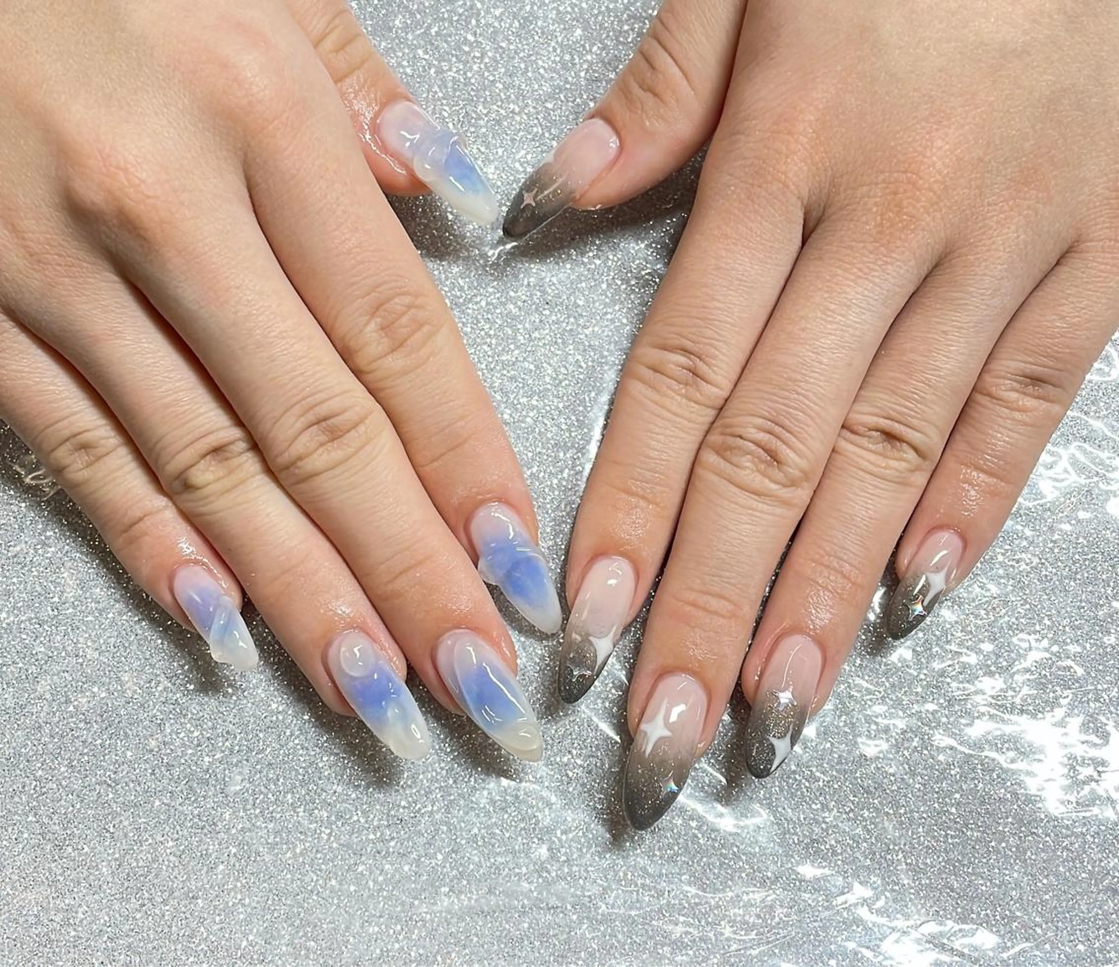 ネイル ハンドネイル VIERU 🌈🎀💖のネイルデザイン