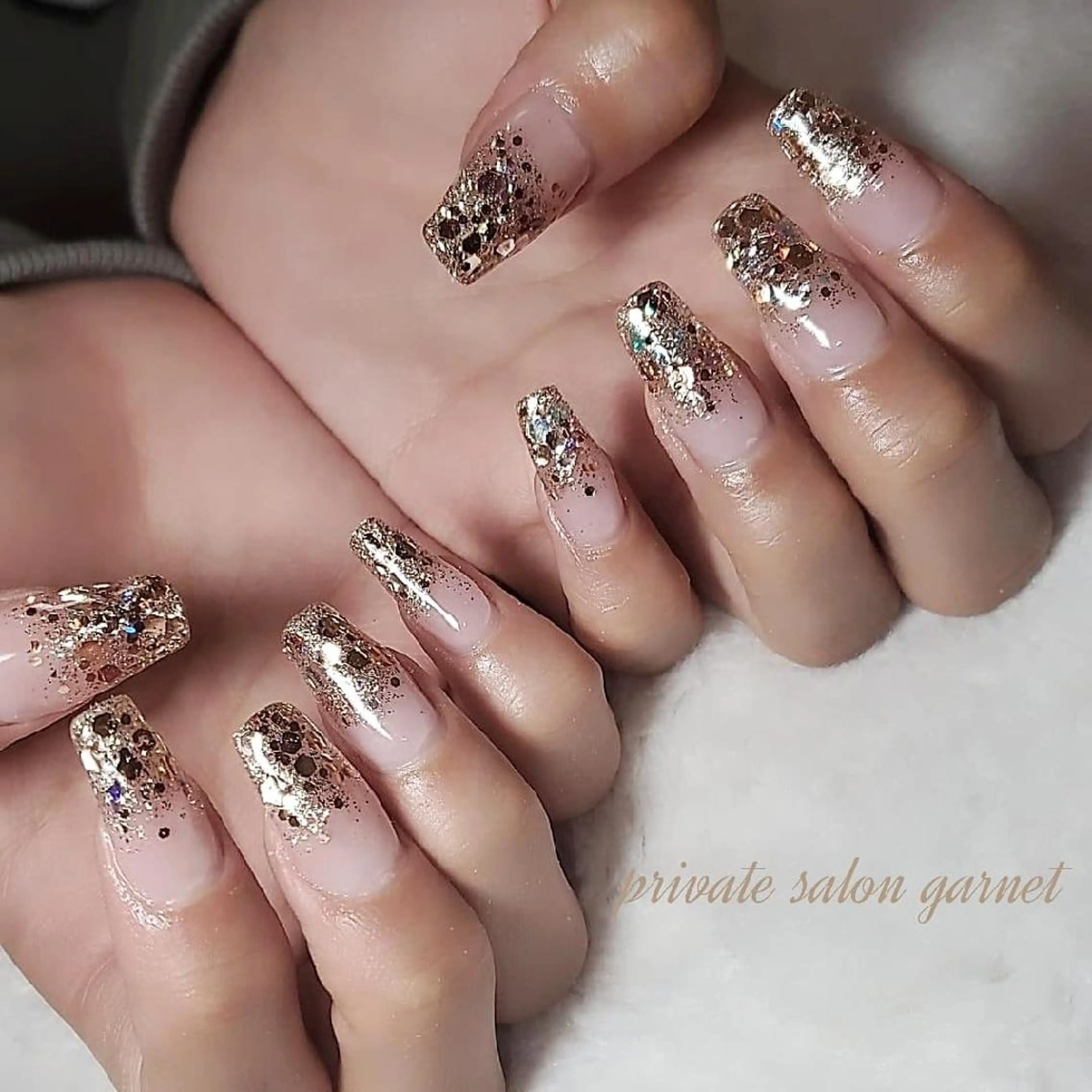 ワンカラー&グラデーション nail♡の写真