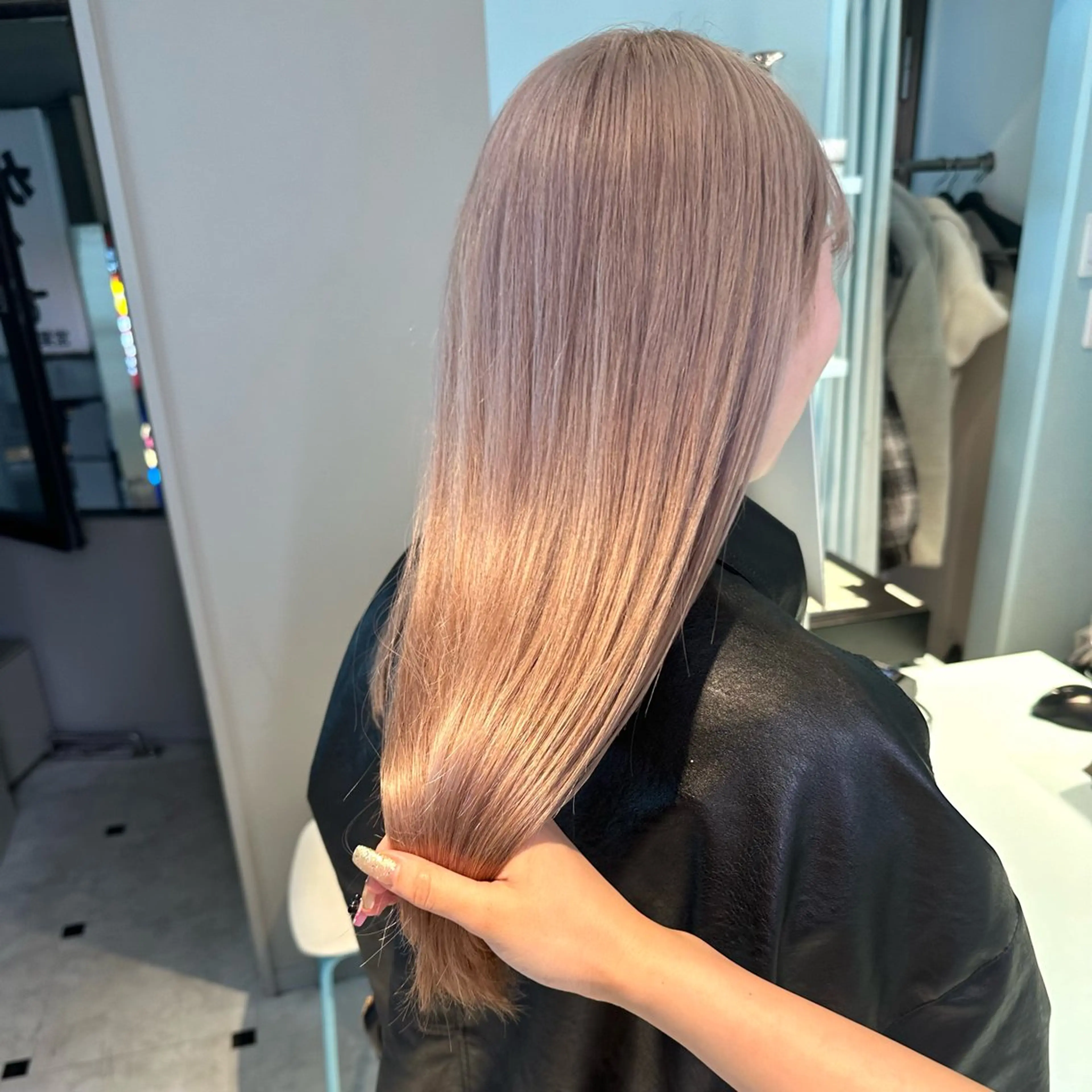 ロング カラー ヘアカラー トリートメント ヘッドスパ ヘアセット 暖色🩷透明感カラー ♡Maika♡のヘアスタイル