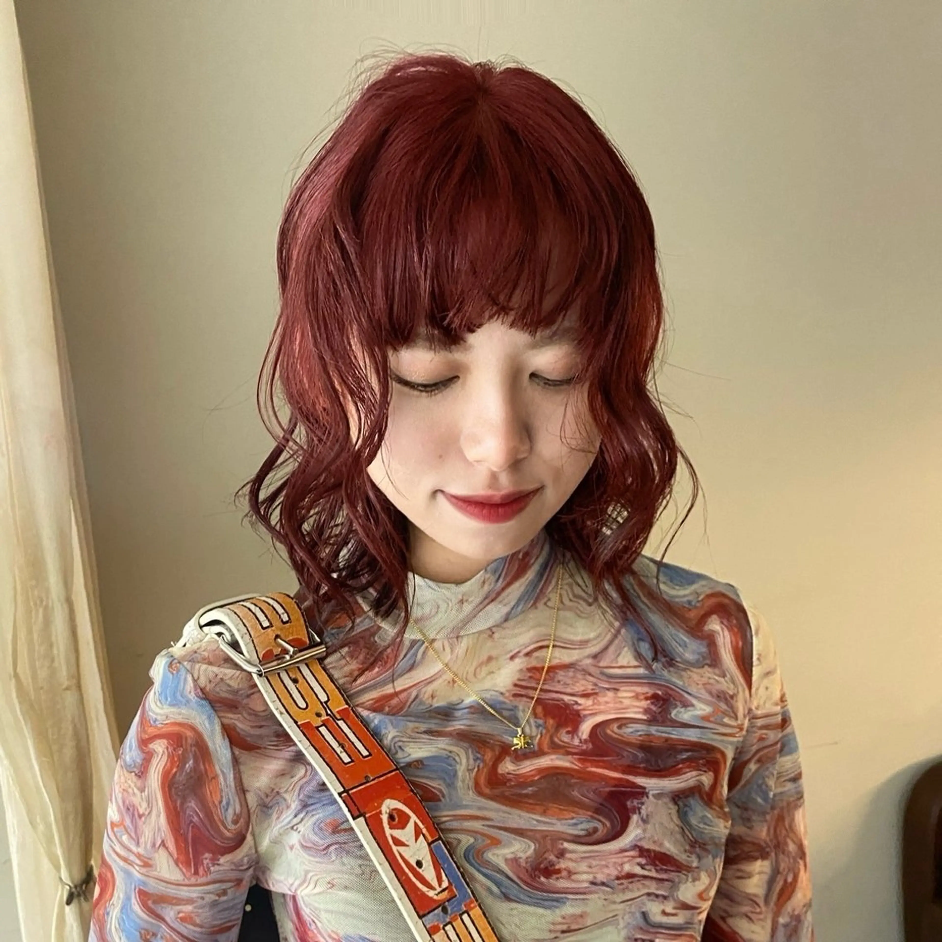 ミディアム カラー 🦖SIKI タネダリョウキ🦖のヘアスタイル